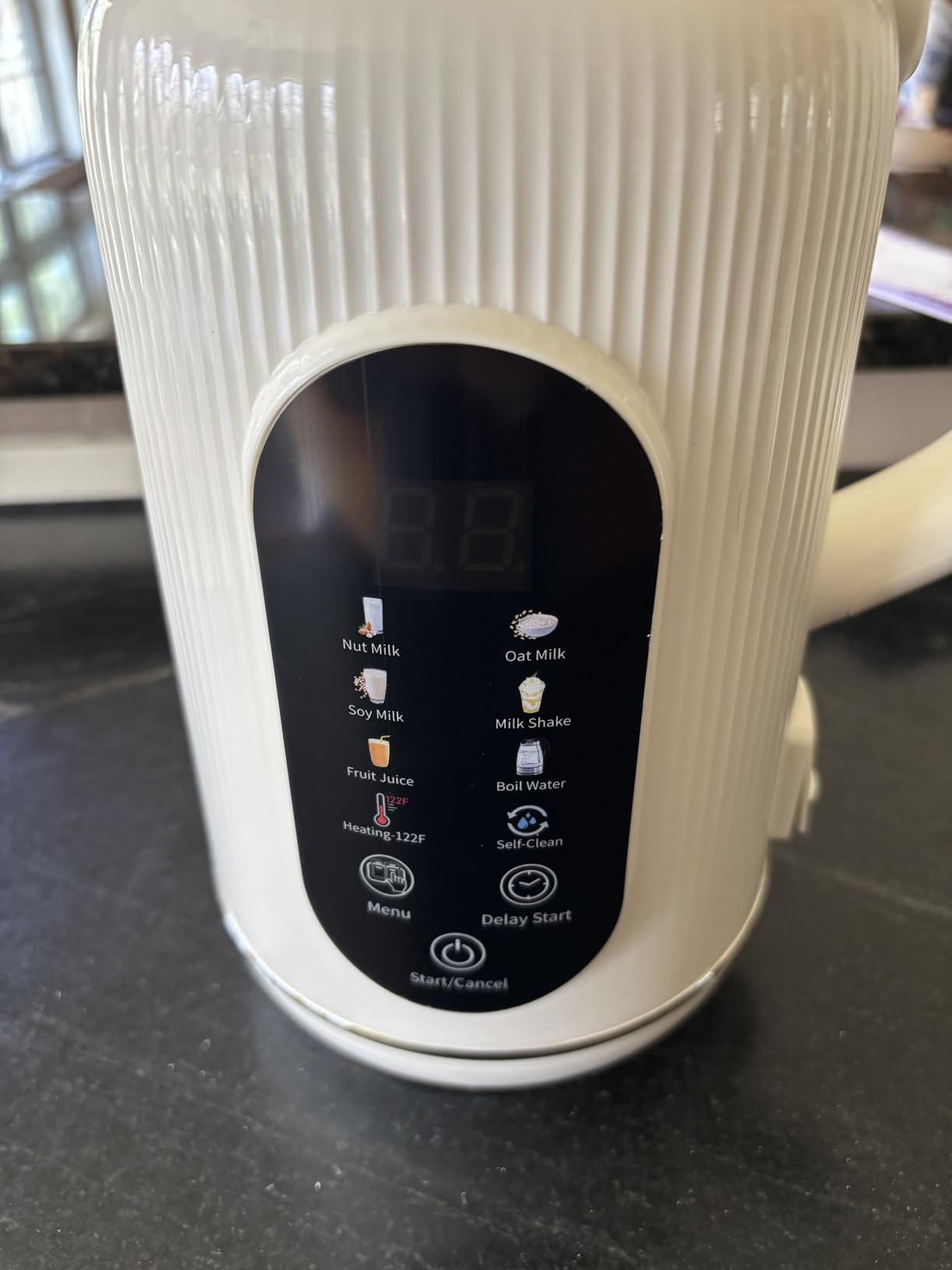 GDOR 42oz Smart Nut Milk Maker, 9-in-1 Plant Milk Machine for Almond, Oat, Soy, Juice & Smoothie, Large Touch Display Blender with Keep Warm, Boil Water, 12H Delay and Self-Cleaning customer photo 2