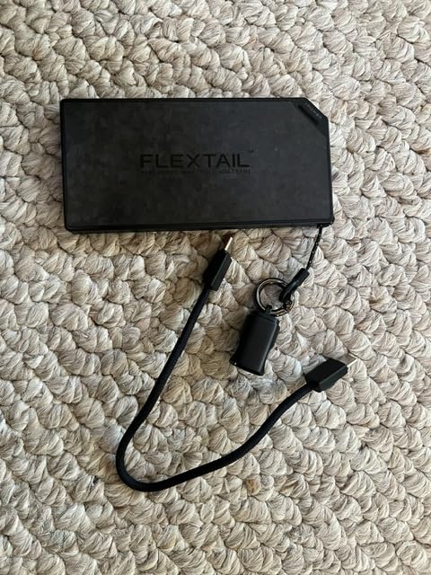 FLEXTAILGEAR 10000mAh Power Bank, Outdoor Portable Power Bank | Lightweight Outdoor Travel Fast Charging Carbon Fiber, Slim USB-C Portable Charger Battery Pack for Phones customer photo 2