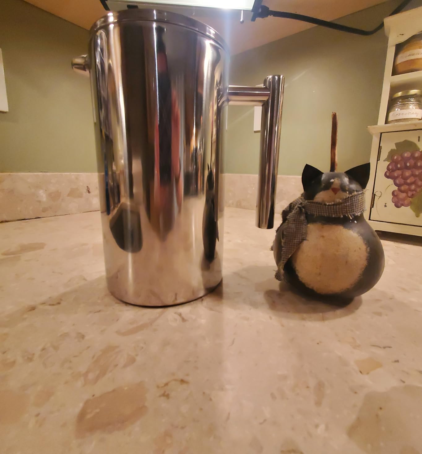 Extra Large French Press 61 oz (1.8L), Insulated Stainless Steel XXL Large Capacity customer photo 1