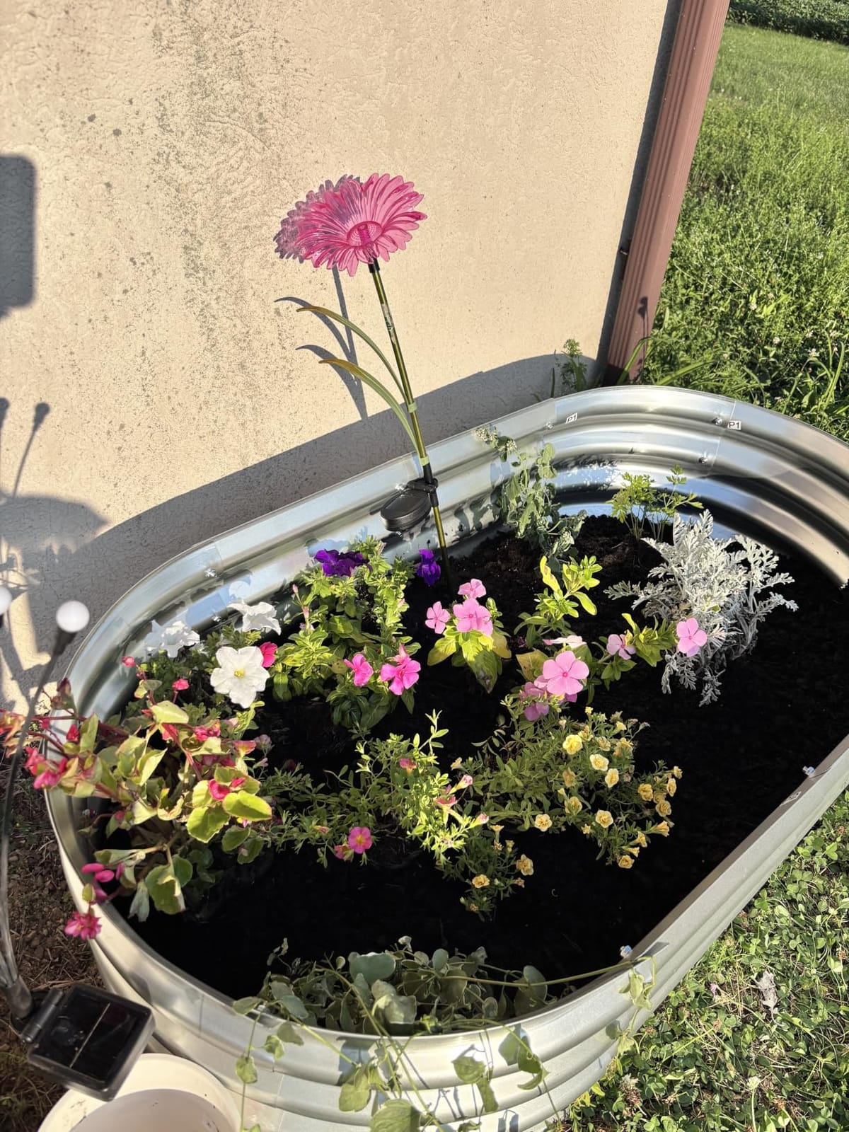 Galvanized Raised Garden Bed Outdoor, 4x2x1ft(2Pack) Metal Heavy Duty Planter Boxes for Gardening, Easy Assemble Bottomless Small Oval Plant Container Kit for Vegetable, Flower, Fruit, Silver customer photo 2
