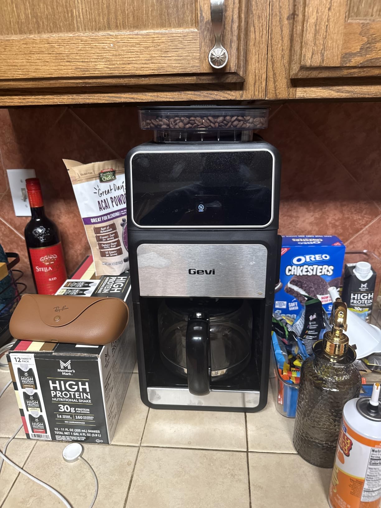 Gevi 10-Cup Grind-And-Brew Drip Coffee Maker with Built-In Burr Grinder customer photo 1