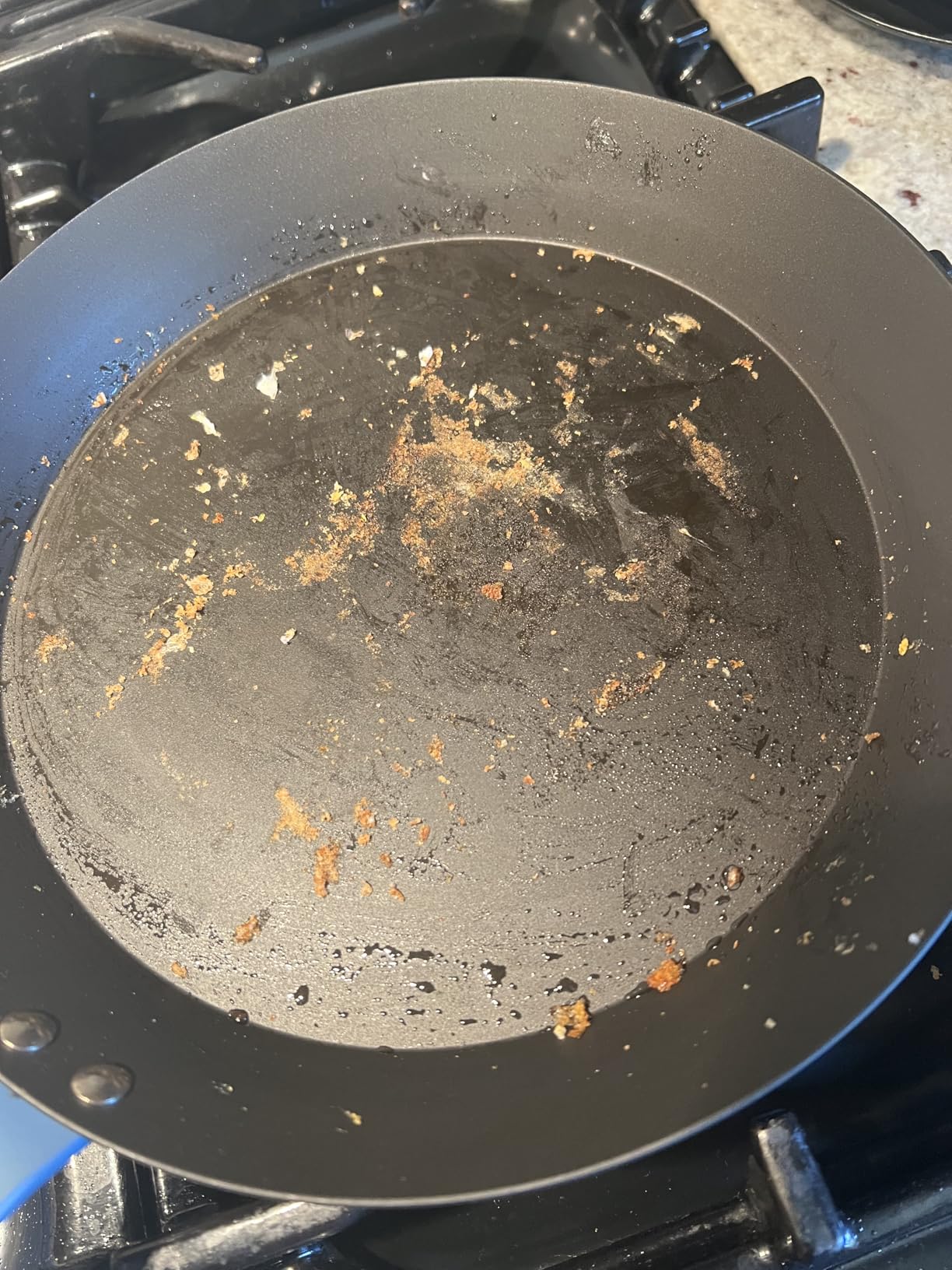Carbon Steel Frying Pan Set, 8 10 12 Inch Nitrided Skillets customer photo 2