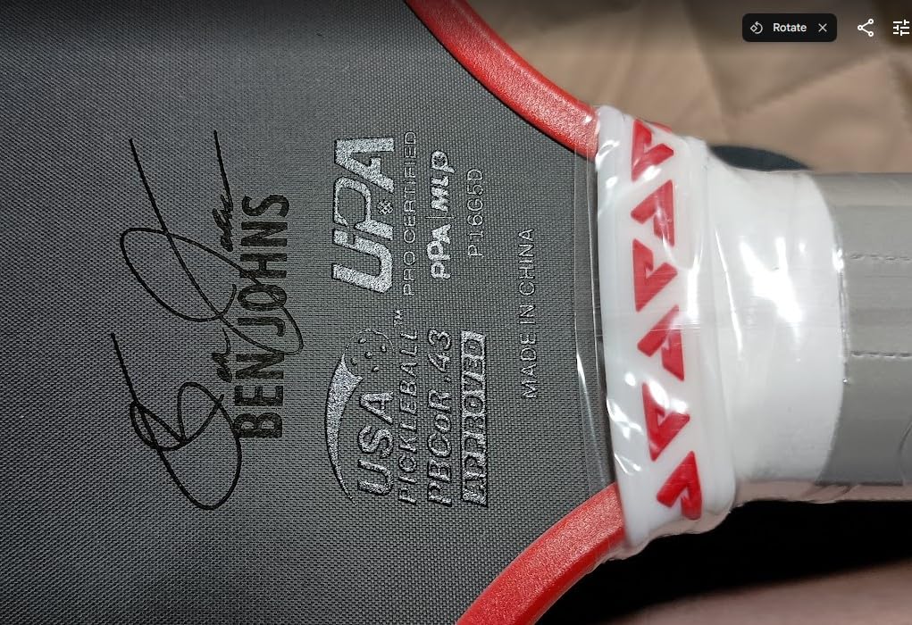 JOOLA Pro V Pickleball Paddle - 14mm/16mm - Raw Carbon Fiber Textured Surface - Enhanced Frame & Propulsion Core, USAPA & UPA-A Certified, NFC Chip Enabled, Premium Control & Lightweight Performance customer photo 2