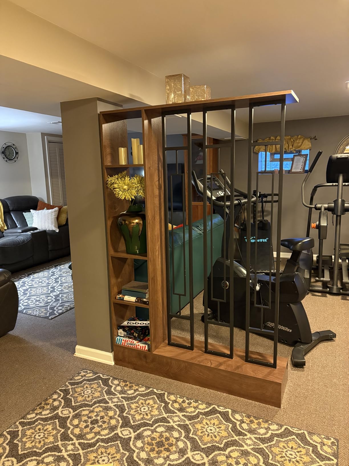 Tribesigns Room Divider with Shelves, 71