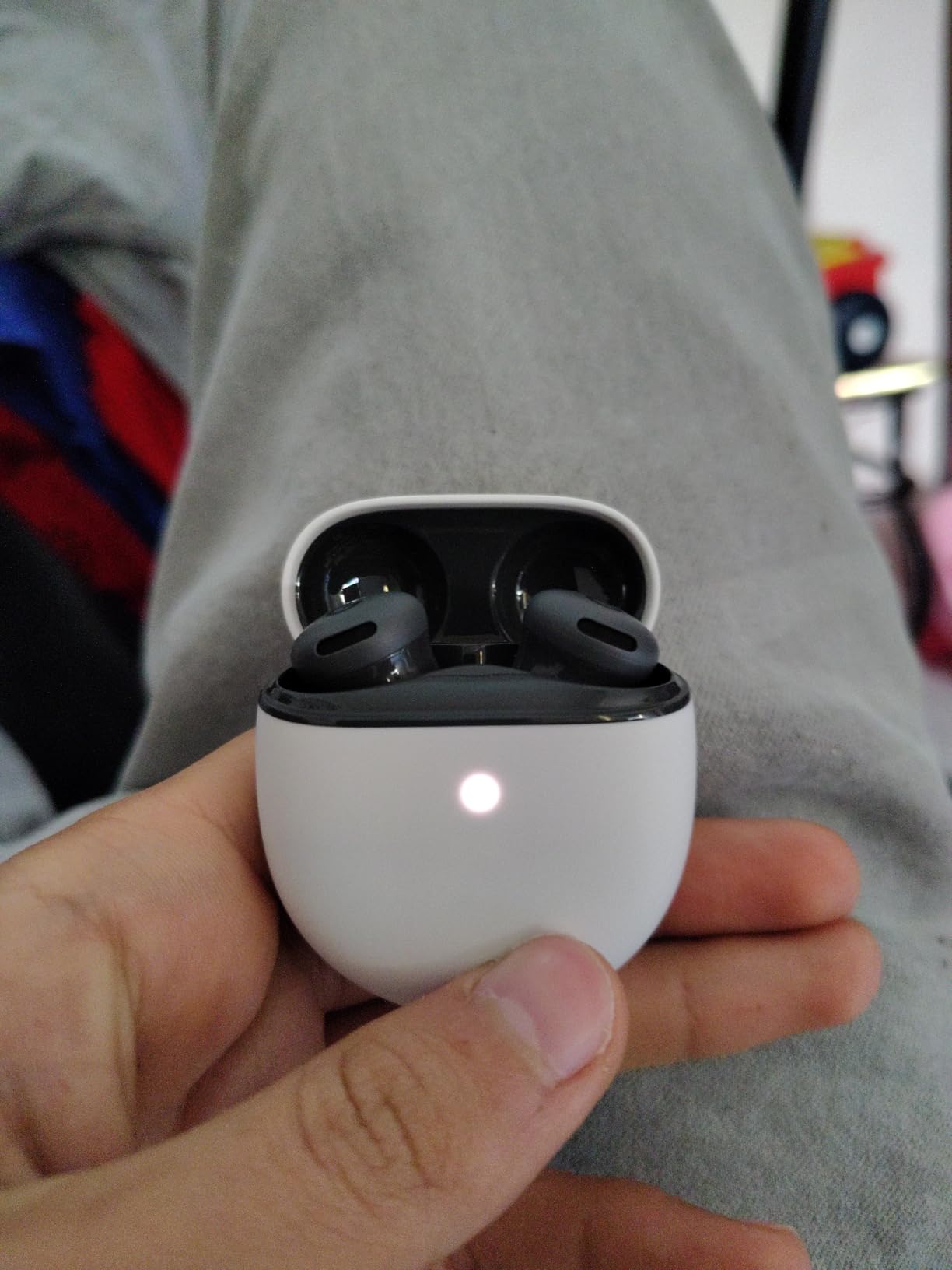 Google Pixel Buds 2a - Wireless Bluetooth Earbuds - Berry | Active Noise Cancellation, transparency mode, comfortable fit, 20-hour battery, water resistant, help from Gemini customer photo 1