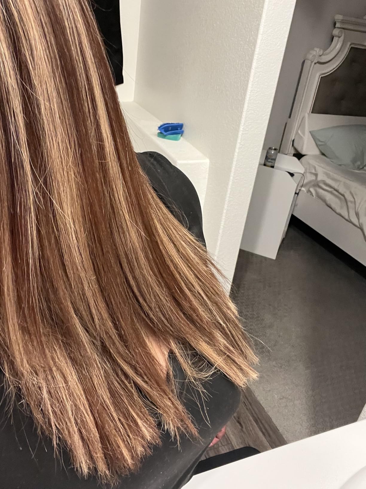ELLA BELLA Titanium Flat Iron Hair Straightener Slim with Infrared, Professional Straightening Iron with Digital Display, Good Housekeeping Featured customer photo 1