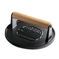 XUDAKAIXIN Carbon Steel Griddle + Grill Press | Professional-Grade Seasoned Cookware | Induction, Gas & Oven Compatible (Up to 1200°F) | Long-Lasting & Durable customer photo 1