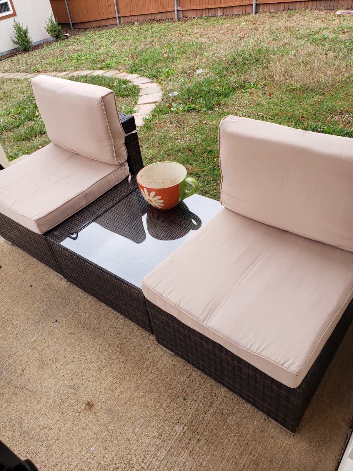 Aoxun 10-Piece Patio Furniture Set with 44