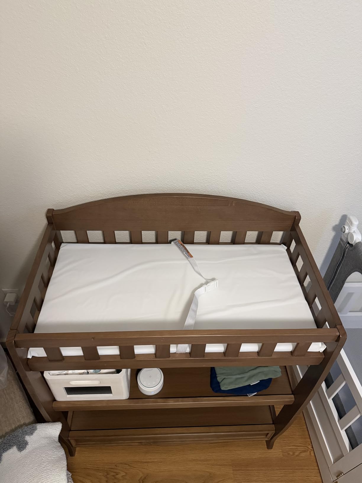 Delta Children Infant Changing Table with Pad, Chestnut customer photo 1