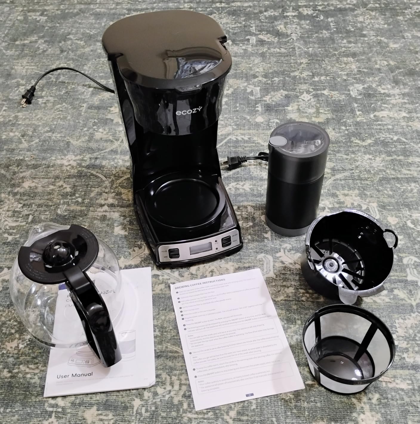ecozy 4-in-1 Espresso Machine and Coffee Maker Combo with Milk Frother | All in One with Cold Brew & Over Ice, Interactive Touch Screen, Brezzano Elite Series customer photo 1