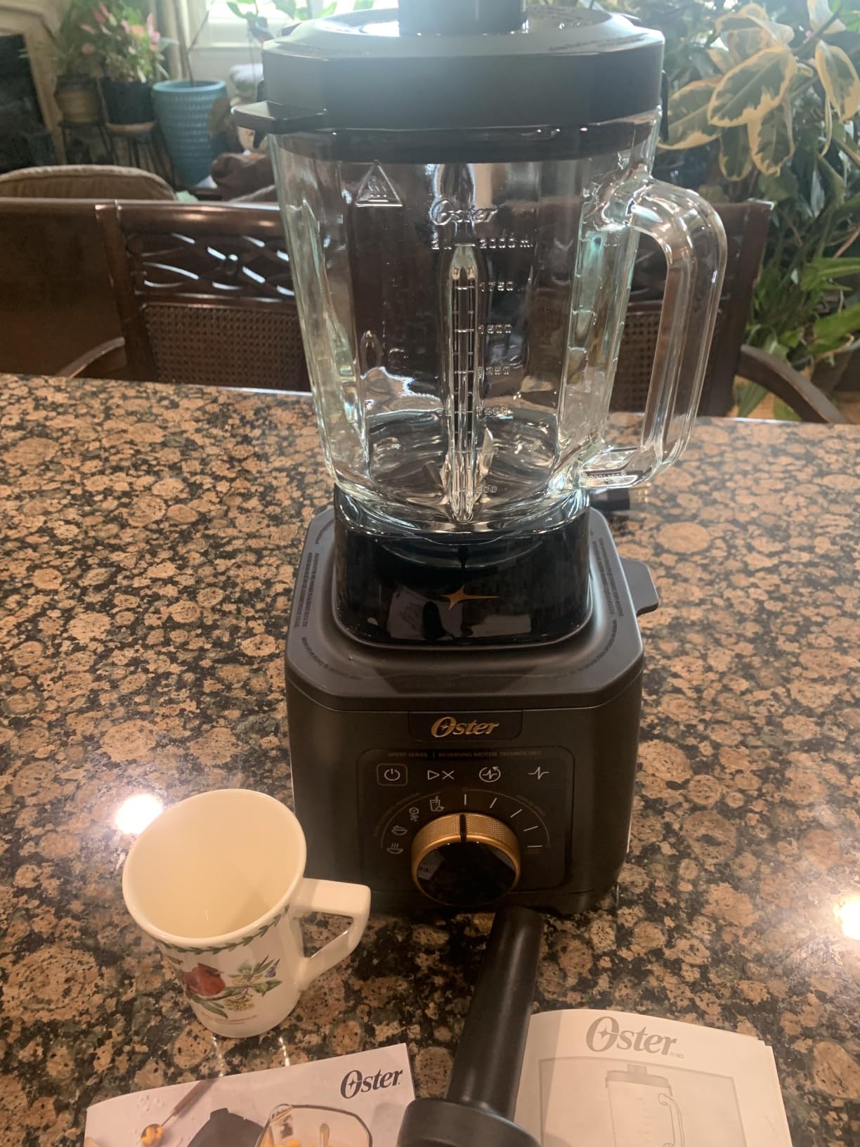 Titan Performance Blender for Smoothies, Salsa, and Soups, 84oz Glass Jar, 2200-Watts, Reversible Motor, Self-Cleaning customer photo 1
