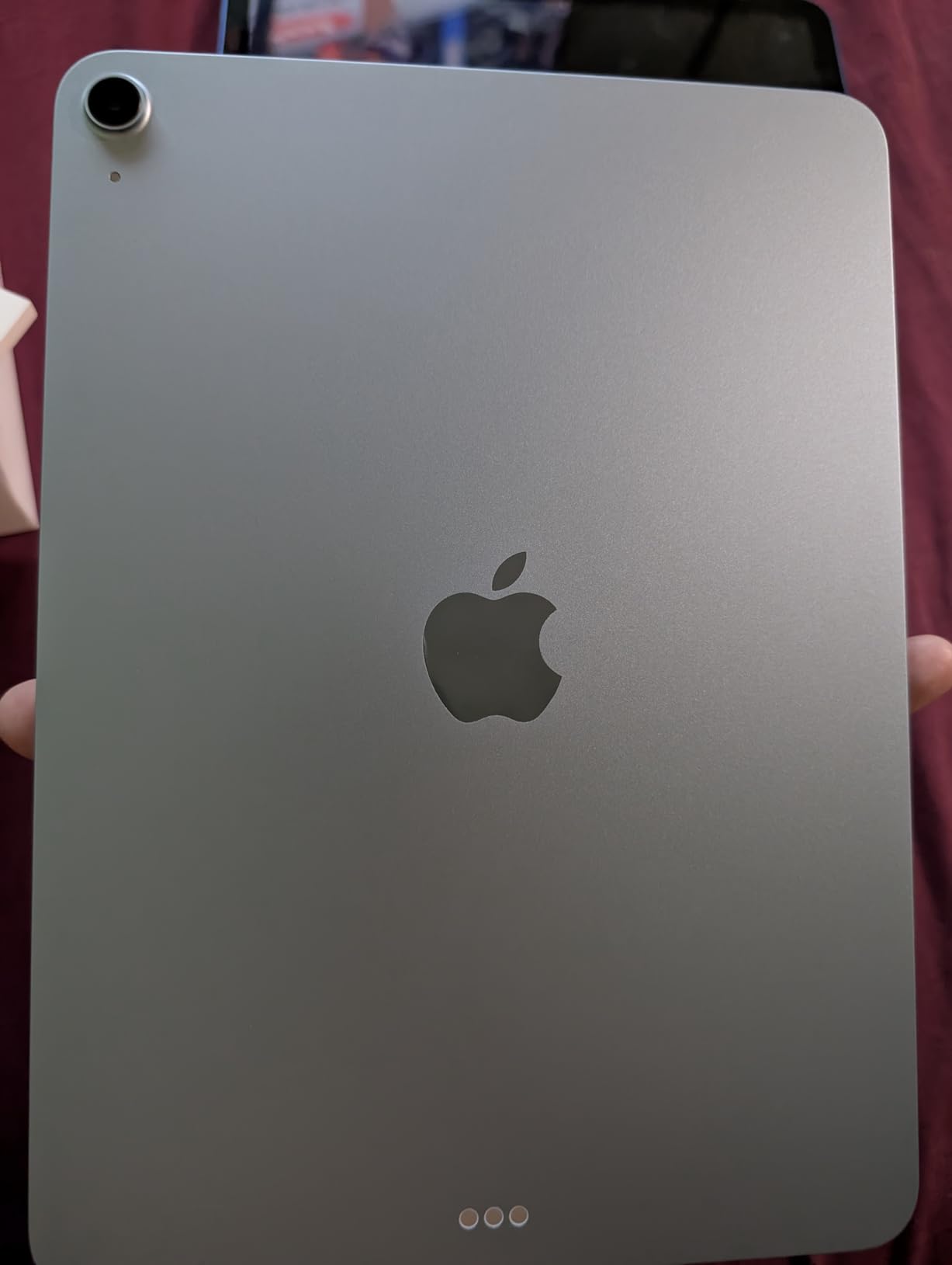 Apple iPad Air 11-inch (M4): Liquid Retina Display, 256GB, 12MP Front/Back Camera, Wi-Fi 7 with Apple N1, Touch ID, All-Day Battery Life - Blue customer photo 1