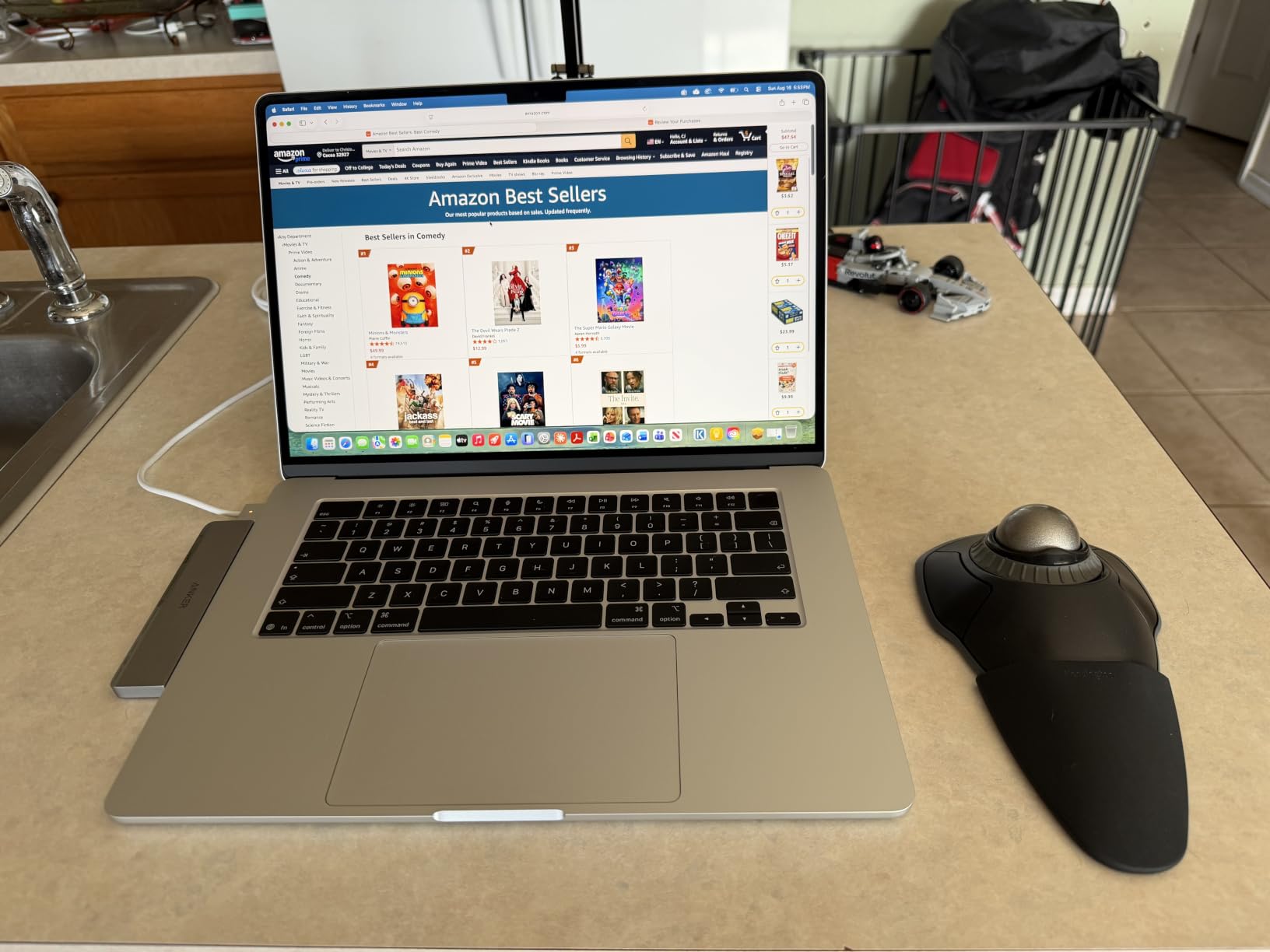 2026 MacBook Air 15-inch Laptop with M5 chip: Built for AI, 15.3-inch Liquid Retina Display, 16GB Unified Memory, 512GB SSD, 12MP Center Stage Camera, Touch ID, Wi-Fi 7; Midnight customer photo 1