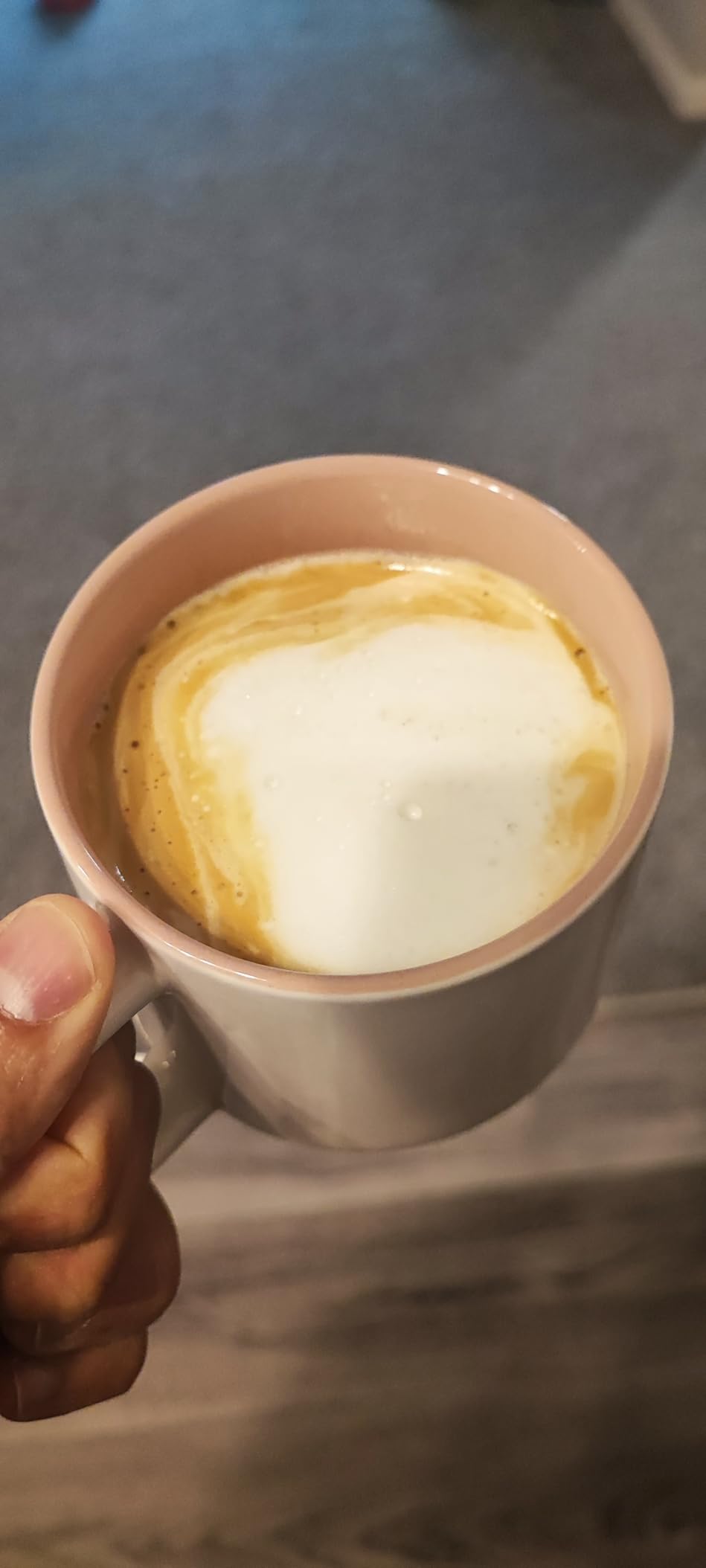 CHULUX Slim Espresso Machine with Milk Frother for Home Latte, White & Gold customer photo 1