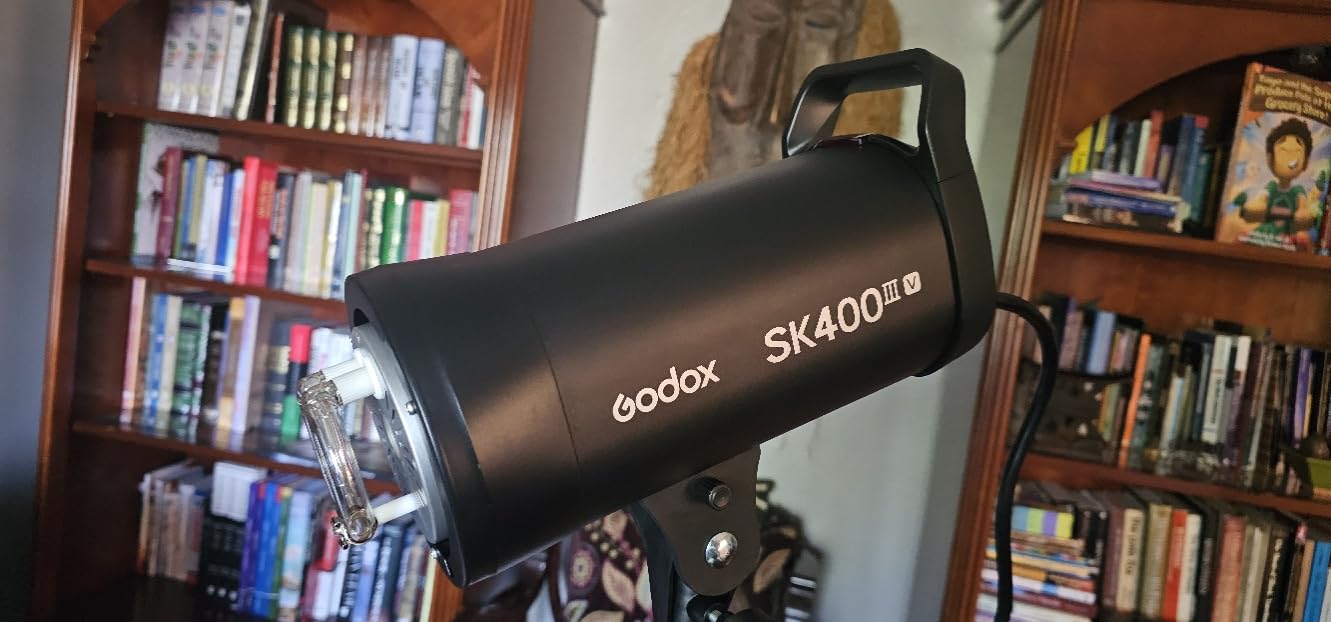 Godox SK400III-V SK400IIIV 400Ws Bowens Mount Studio Strobe Light | 2.4G X system, GN65, 5700K, built-in modeling lamp, 0.1-1.5s recycle, great for portrait, wedding & product shooting customer photo 1