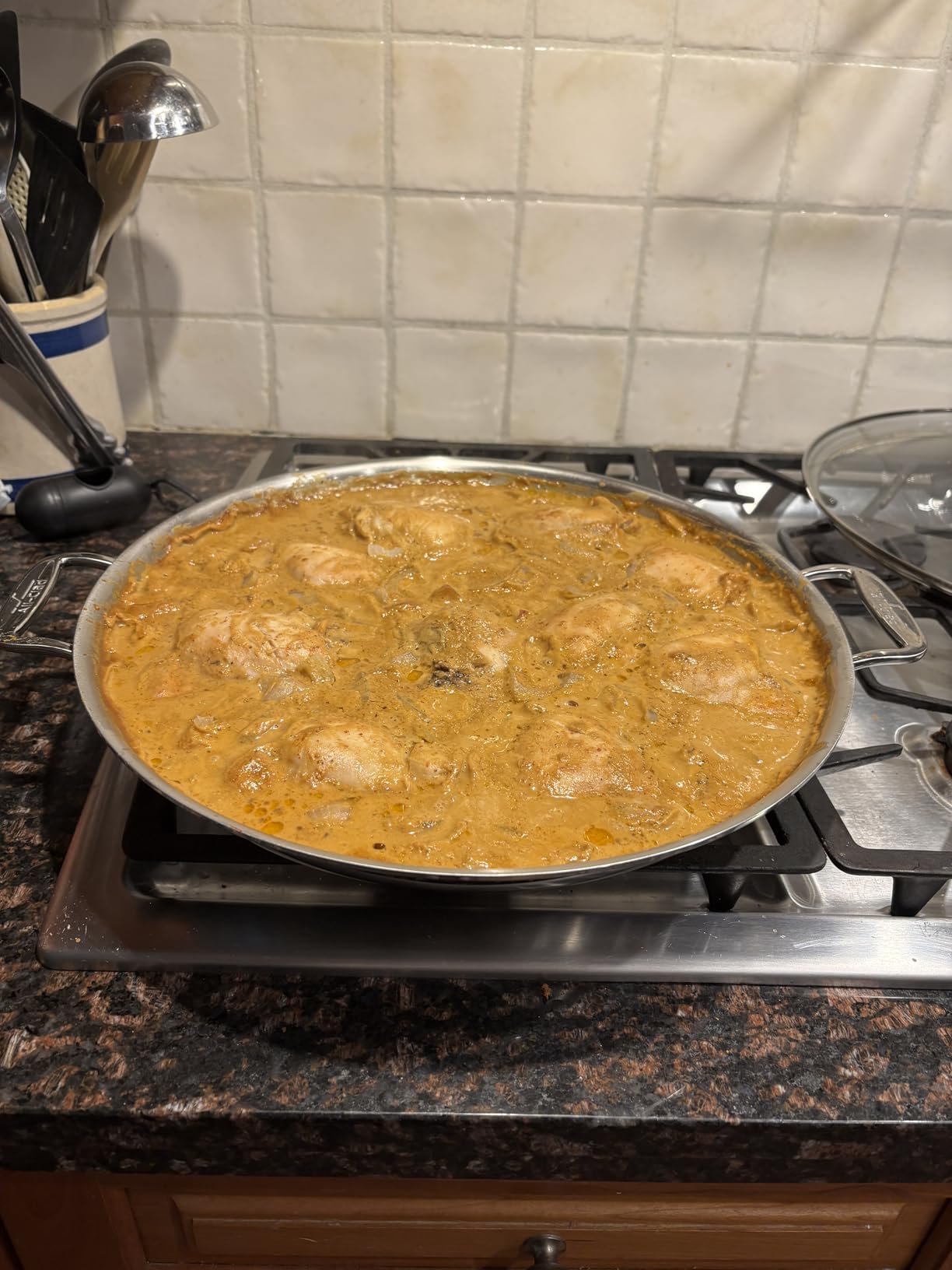 All-Clad D3 Stainless Steel 14 inch Paella Pan - Made in the USA customer photo 2