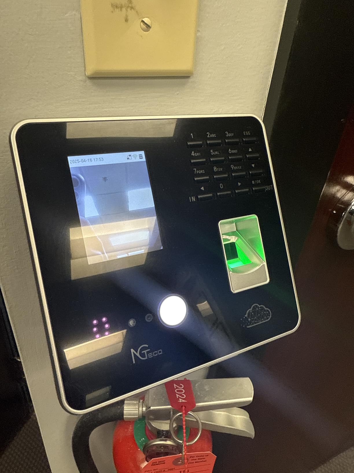 NGTeco Cloud Time Clock for Small Business, Real Remote Access, 4-in-1 Mode | Employee Time Clock with Face, Fingerprint, RFID, PIN Check-in, Software & App, Customizable Shift, 10 Cards, No Monthly Fee customer photo 2
