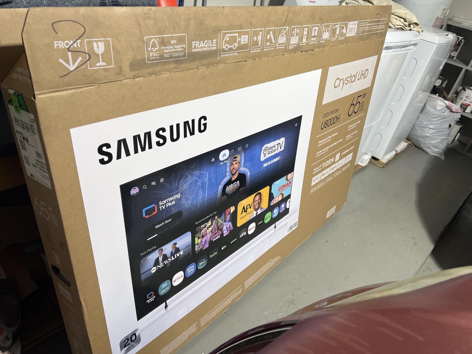 Samsung 43-Inch Class U8000H Series Crystal UHD, 4K, Smart TV, 2026 Model customer photo 1