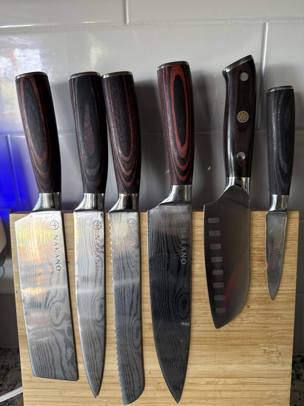 imarku Santoku Knife 7 Inch, Japanese Sharp High Carbon Stainless Steel customer photo 1