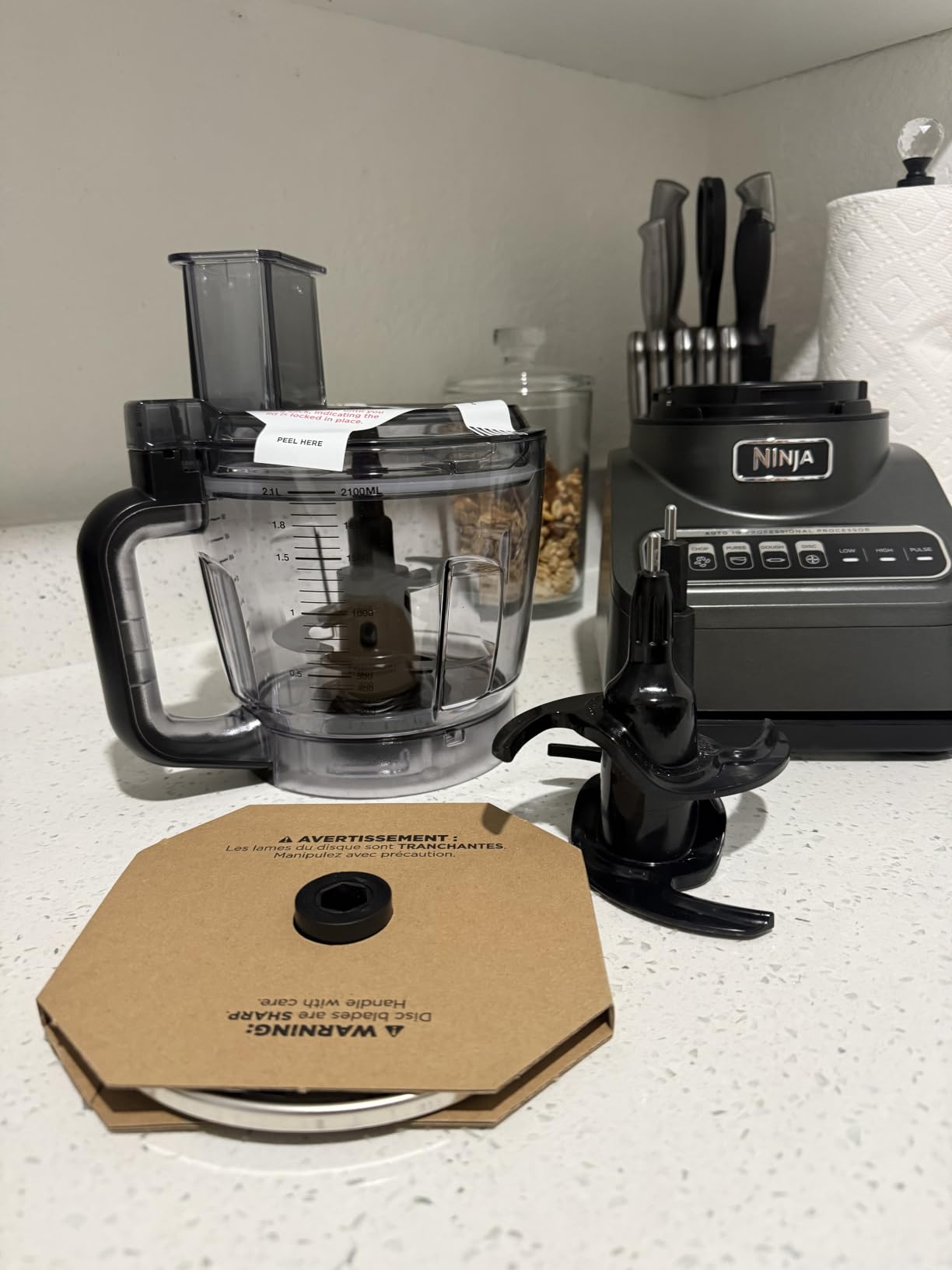 Ninja PrecisionPro Food Processor & Dough Mixer, 1000PW, 9-Cup, BZ601 customer photo 2