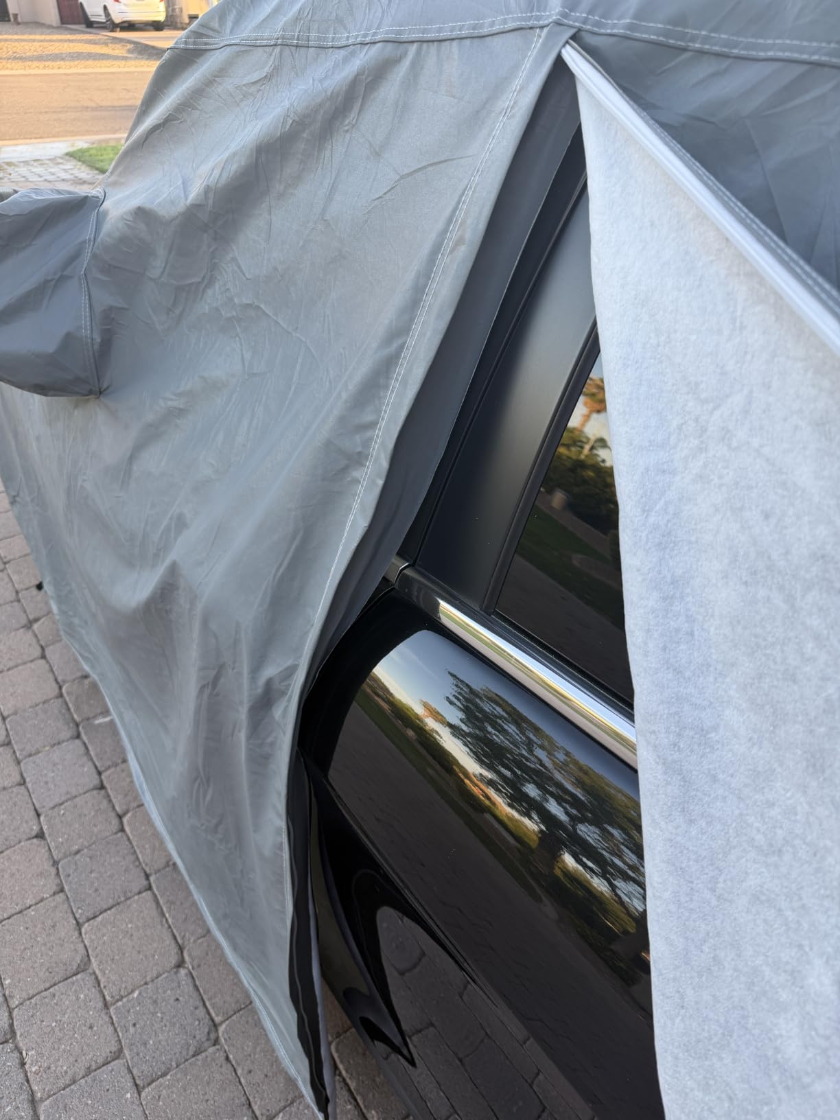 Coverlex All-Weather Car Cover Custom Fit for Subaru Crosstreck 2013-2026 | Waterproof, Heavy Duty, Cotton Liner, Paint Protection, Rain Snow UV Proof, Driver Door Zipper, Windproof Straps, Storage Bag customer photo 2