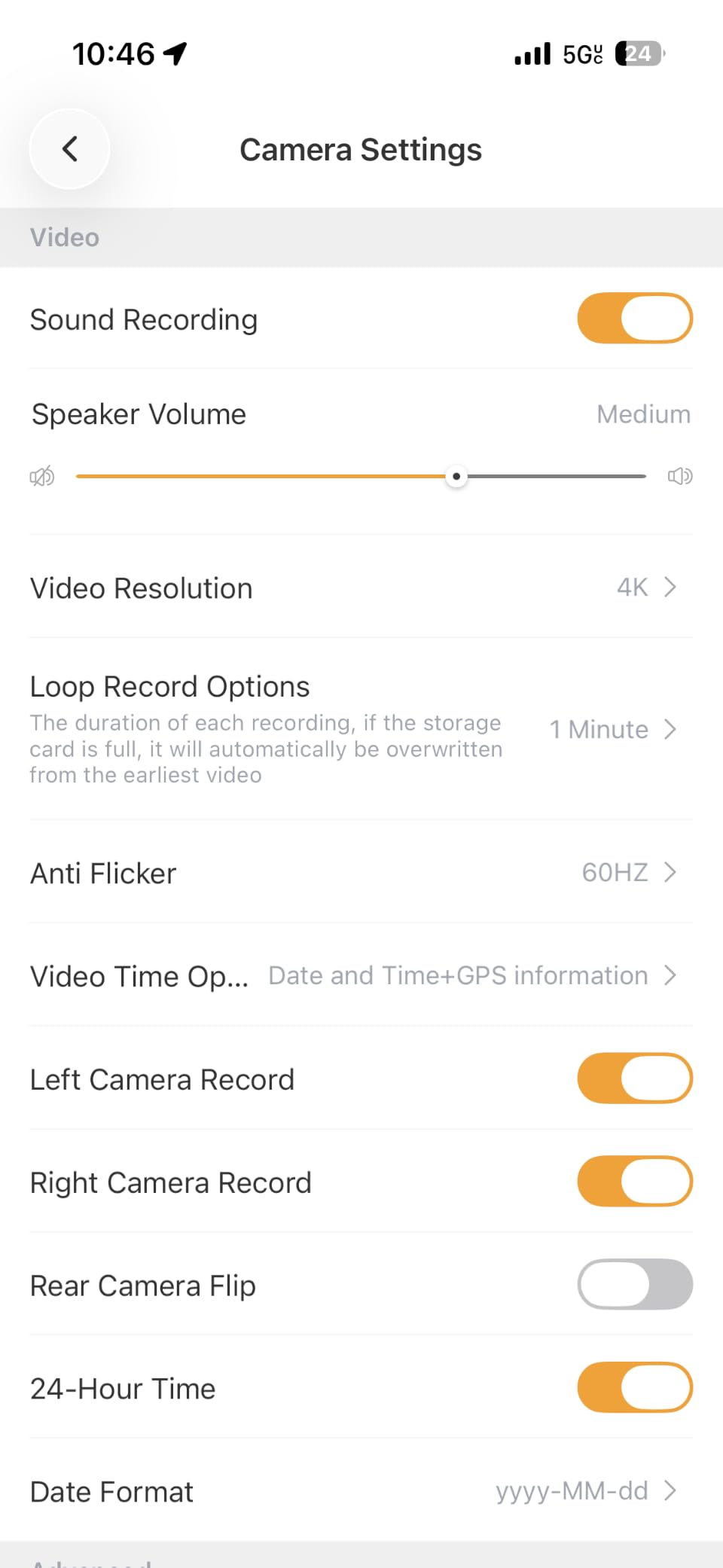 Icesky S03 4K Dash Cam Front Rear Inside Left Right with GPS, Free 128GB SD Card, 5.8GHz WiFi 6 (Up to 20MB/s Download), 4 Channel 360° Dash Camera for Cars, G-Sensor 8 IR Light, Parking Mode, Black customer photo 2