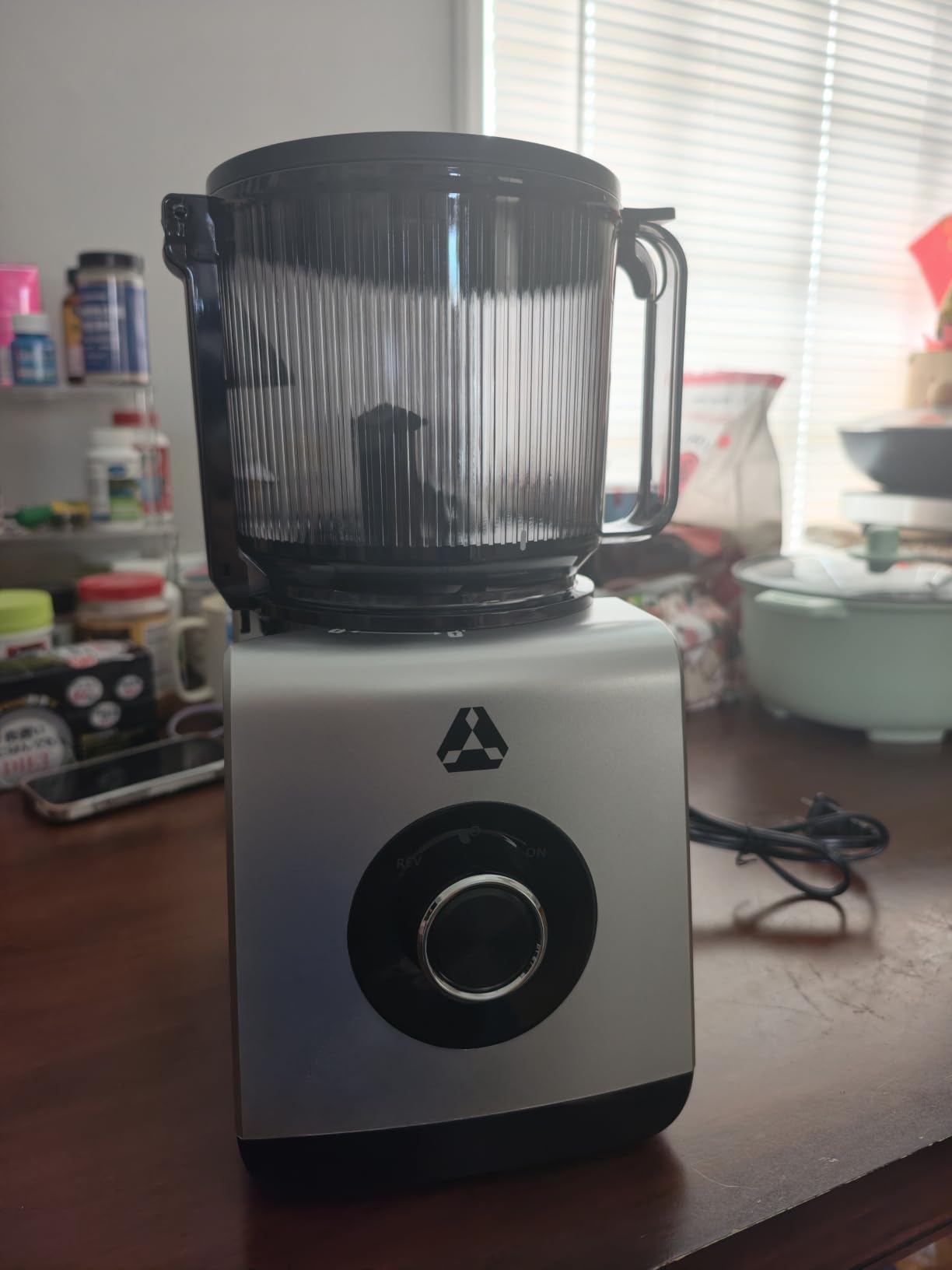 AAOBOSI 3-in-1 Cold Press Juicer Machine, 6.5