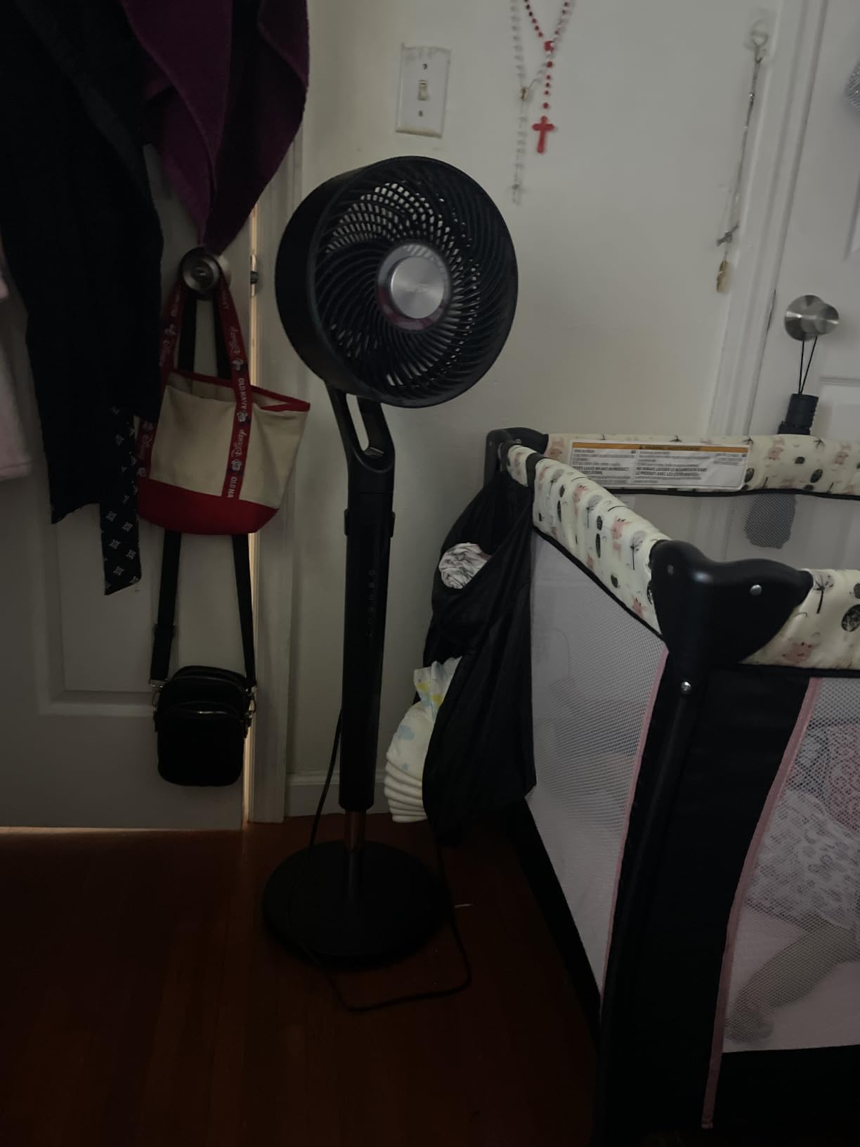 DREO Fan for Bedroom, 120°+100° Omni-Directional Oscillating Fan, 96ft, DC Motor, 20 dB Quiet Standing Pedestal Fans, 9 Speeds, 3 Modes, Remote, 37-42