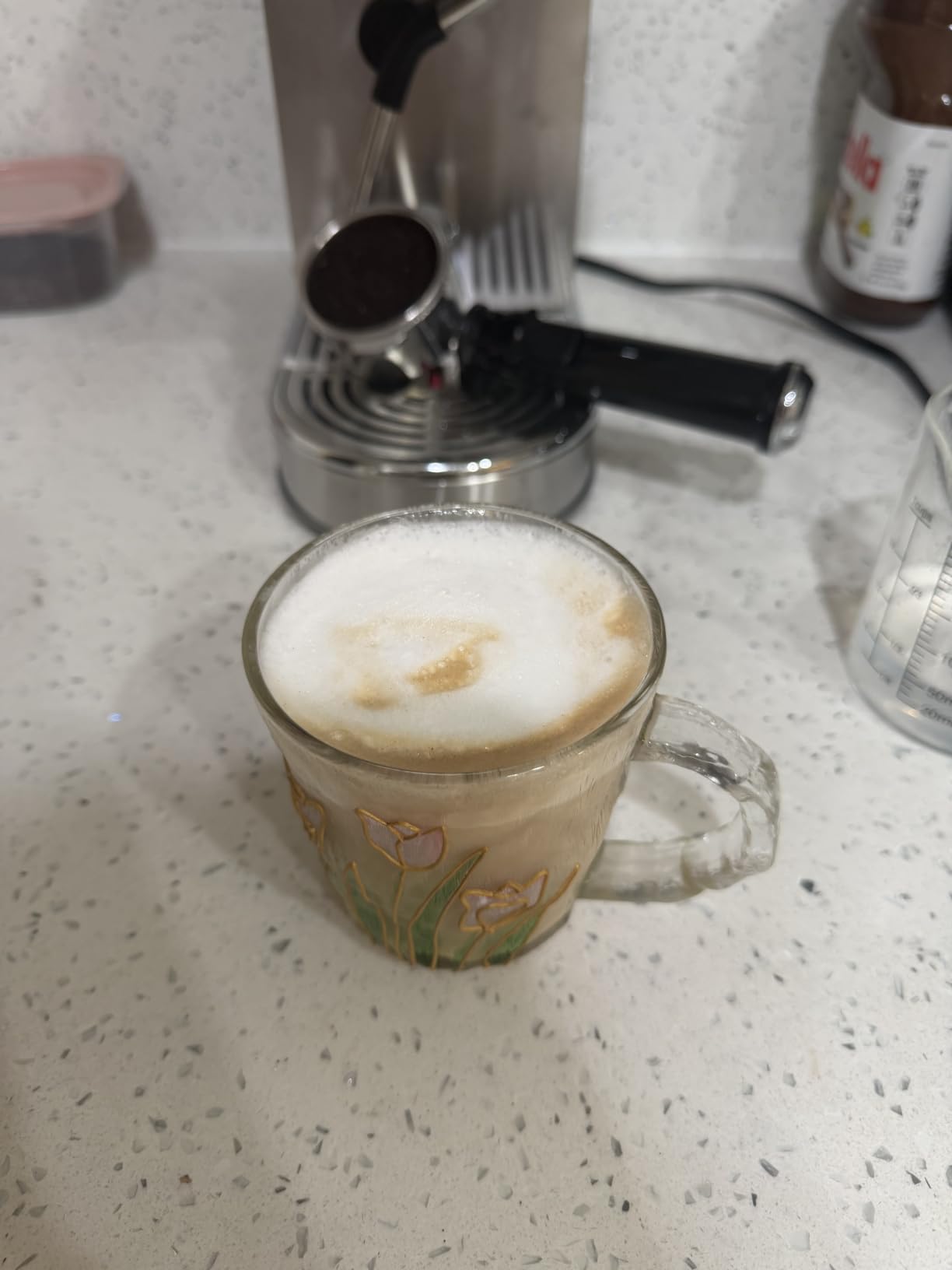 Espresso Machine 20 Bar, Compact Espresso Coffee Machine with Milk Frother, Stainless Steel Coffee Maker with 34oz Removable Water Tank, Cappuccino Machine for Home, Office, Latte (Silver) customer photo 2