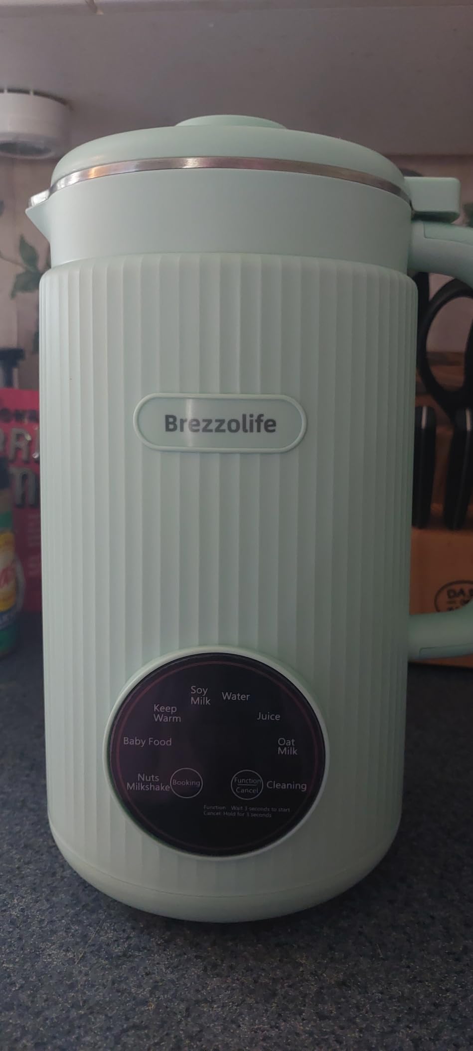 8 in 1 Automatic Nut Milk Maker Machine, 40oz Soy Milk Maker Blender | Homemade Soy, Almond, Oat, Coconut, Plant Based and Non Dairy Beverages, Soybean Machine with Delay Start, Self-Cleaning customer photo 1