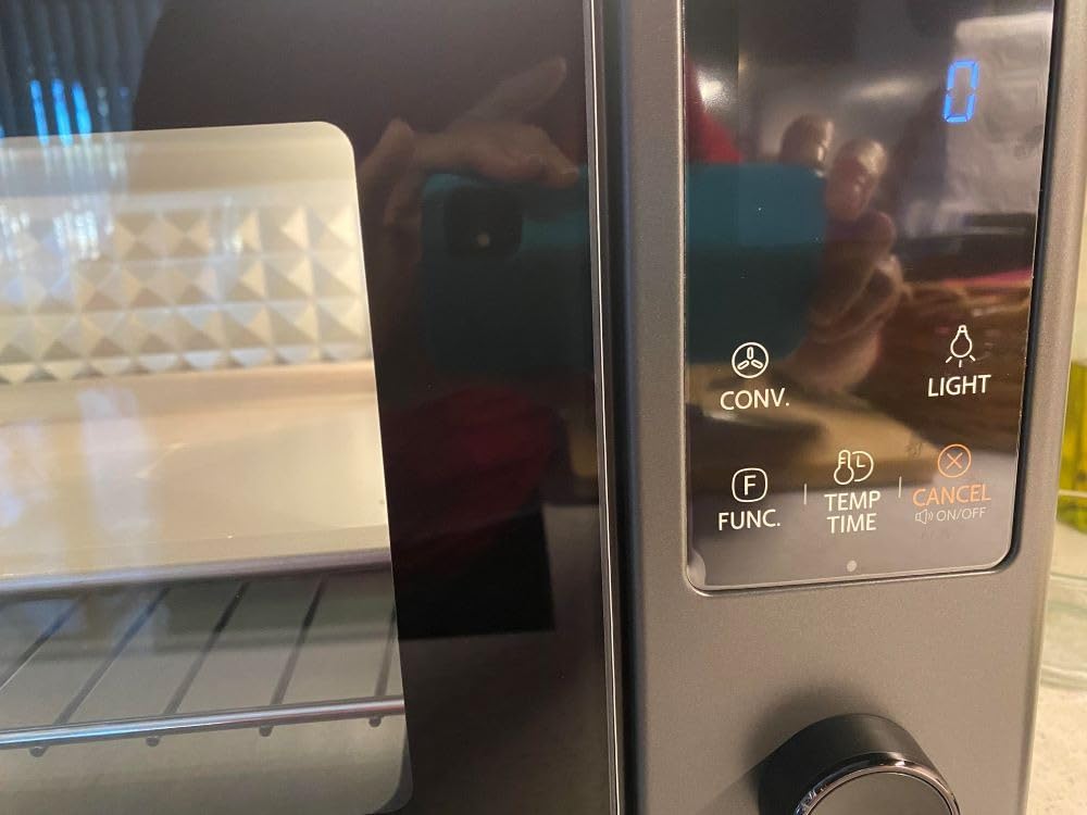 TOSHIBA 10-in-1 Convection Toaster Oven, 6-Slice Countertop Oven with Rotisserie, Black Stainless Steel customer photo 2