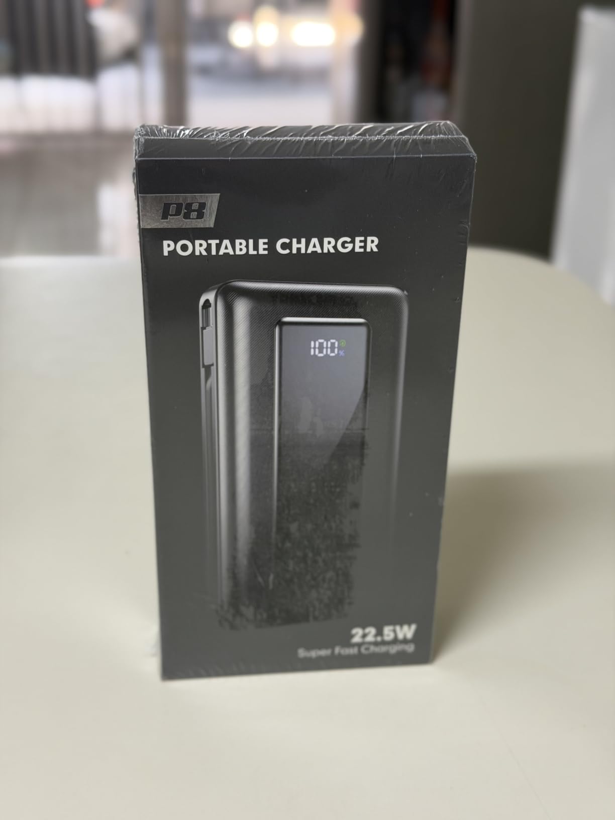 50000mAh Portable Charger Power Bank, Fast Charging with Built in Cables | Ultra-High Capacity, Travel Essential, Charge 4 Devices, Flashlight, for iPhone 17/16/15 Series, Samsung, iPad & Laptops Onyx customer photo 1