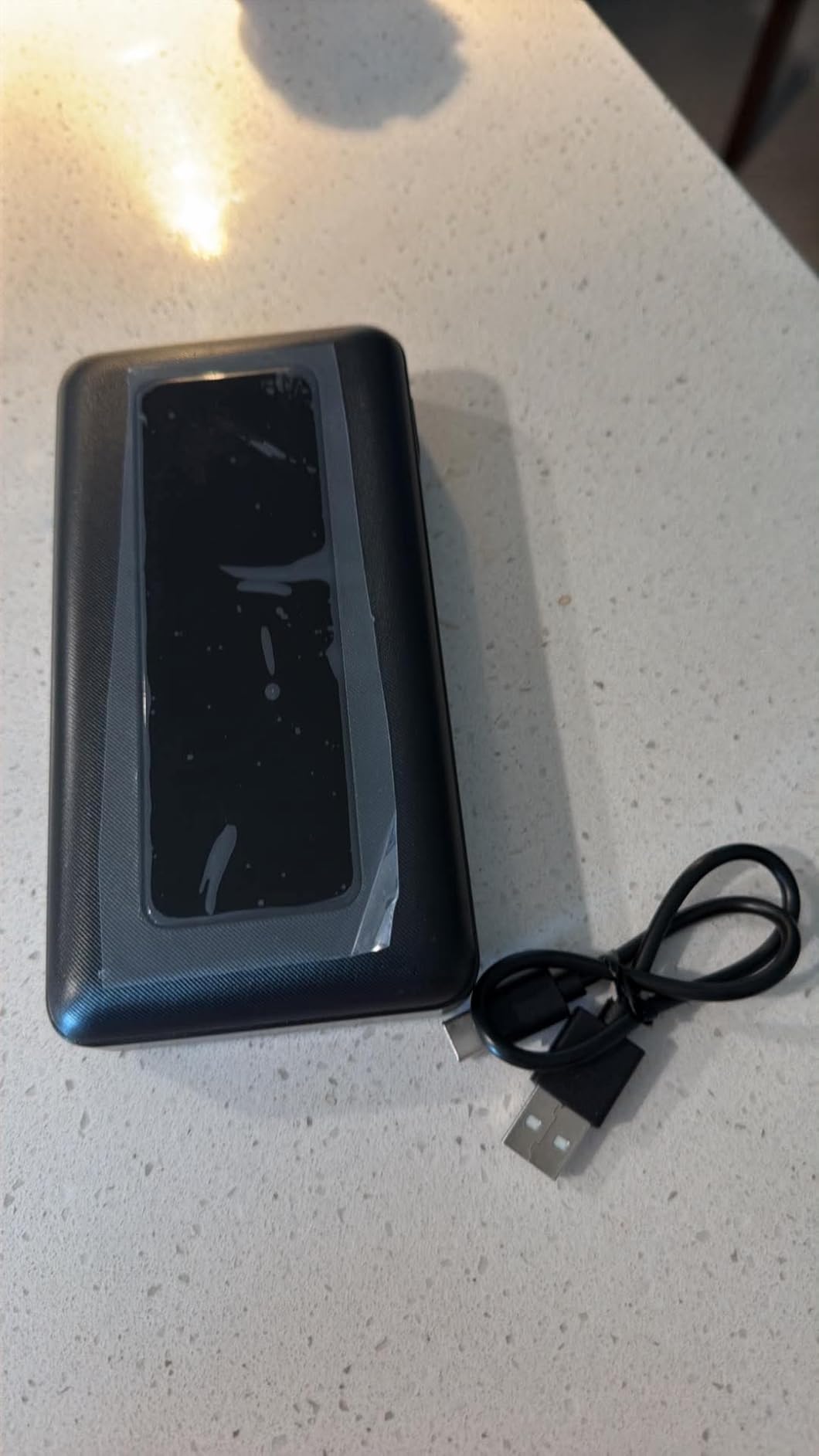 50000mAh Portable Charger Power Bank, Fast Charging with Built in Cables | Ultra-High Capacity, Travel Essential, Charge 4 Devices, Flashlight, for iPhone 17/16/15 Series, Samsung, iPad & Laptops Onyx customer photo 2