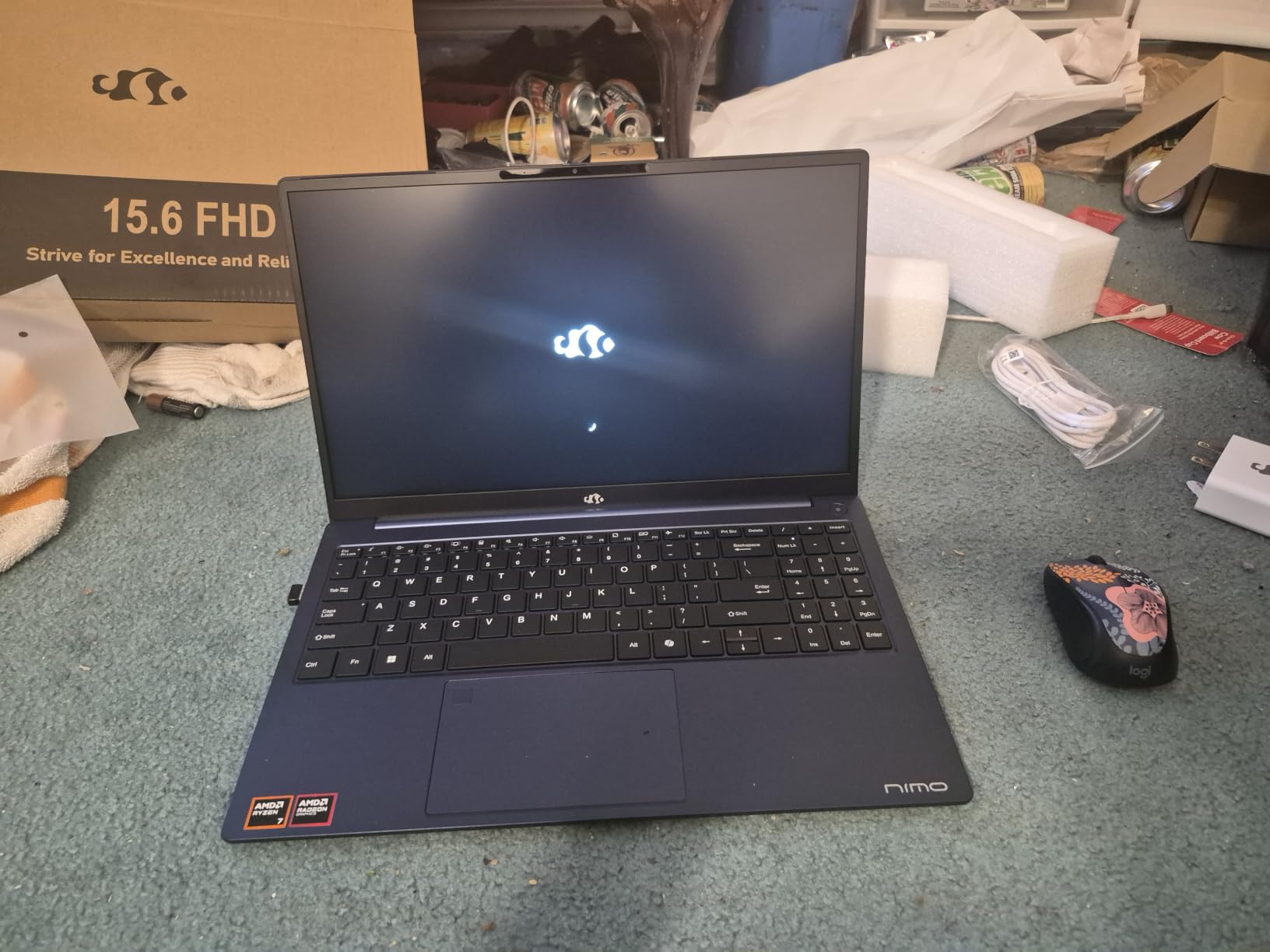 NIMO 15.6 Gaming-Creator-Laptop, 8-Core AMD Ryzen 7 8745HS 16GB RAM 1TB SSD (Beat i7-1360P up to 4.9GHz) Radeon 780M, FHD 100W Fast PD for Video Editing, AI Tasks & Remote Streaming, 2-Yr Warranty customer photo 1