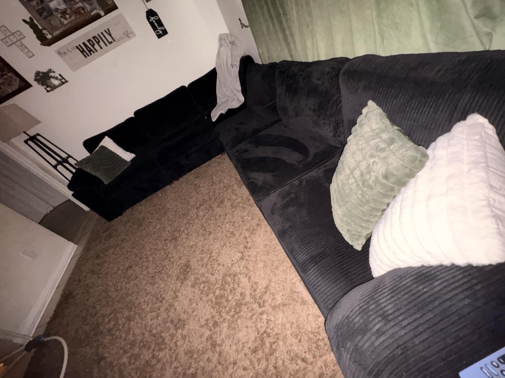 EASE MOOSE Sectional Modular Sofa, Oversized L Shape Sectional Couch Wide Deep seat Sectional Sofa, Comfortable White Modular Sofa customer photo 1