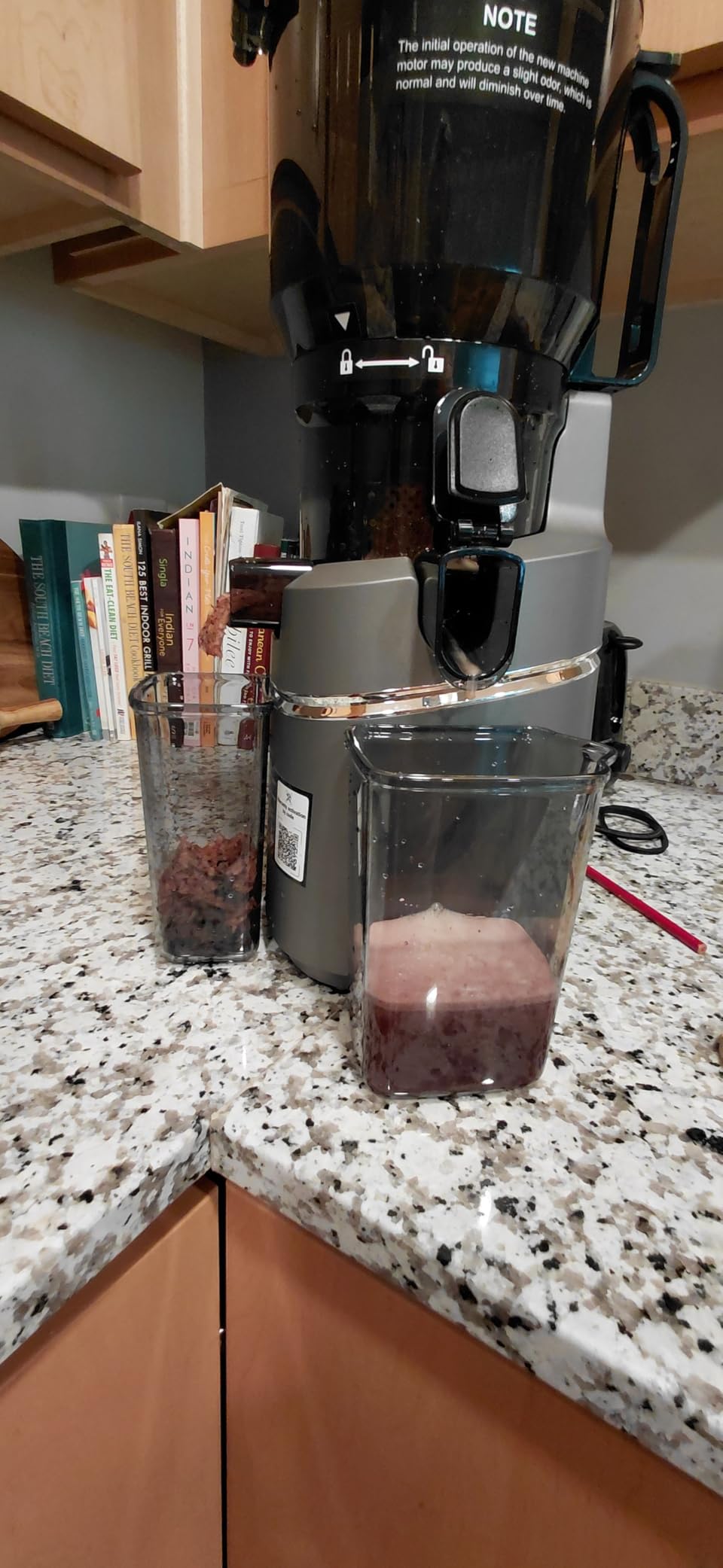 AMZCHEF Cold Press Juicer Machine, 6.5