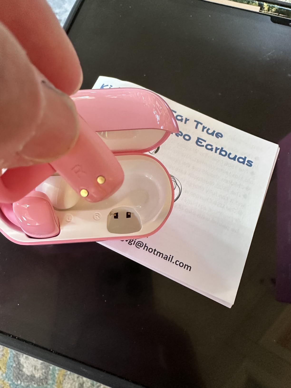 iDIGMALL Kids Wireless Earbuds, Open Ear Clip On Headphones for Teen, Pink | 85dB Volume Limit, 20 Hours Charging Case, Bluetooth 5.4, Built-in Mic, For Teens Child Girls Boys Home School Travel Sports customer photo 2