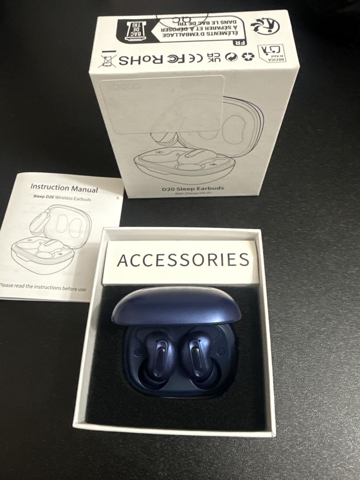 Mini ANC Sleep Earbuds, Wireless Ear Buds Headphones for Side Sleepers | Bluetooth 5.4 Deep Bass Stereo 48H Playtime Ear Buds, 4 ENC Noise Cancelling Mic for Side Sleepers uninterrupted night sleep customer photo 1