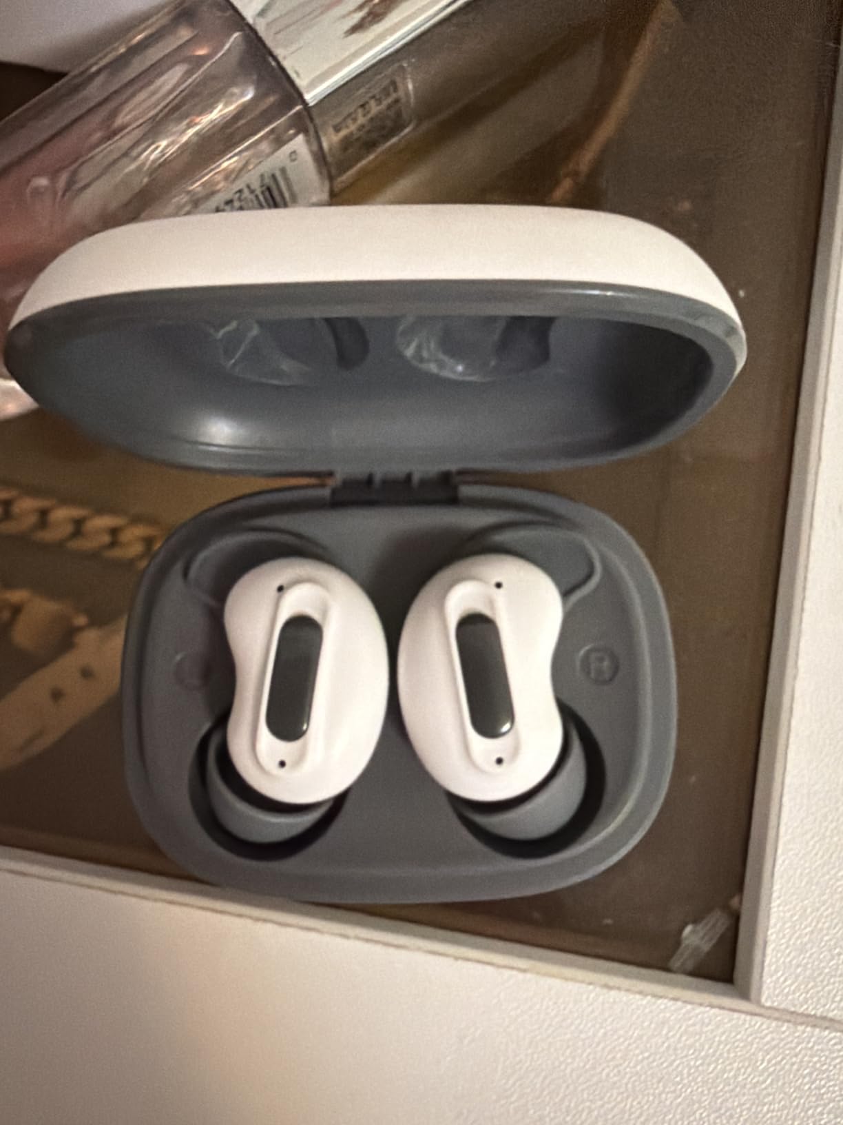 Mini ANC Sleep Earbuds, Wireless Ear Buds Headphones for Side Sleepers | Bluetooth 5.4 Deep Bass Stereo 48H Playtime Ear Buds, 4 ENC Noise Cancelling Mic for Side Sleepers uninterrupted night sleep customer photo 2
