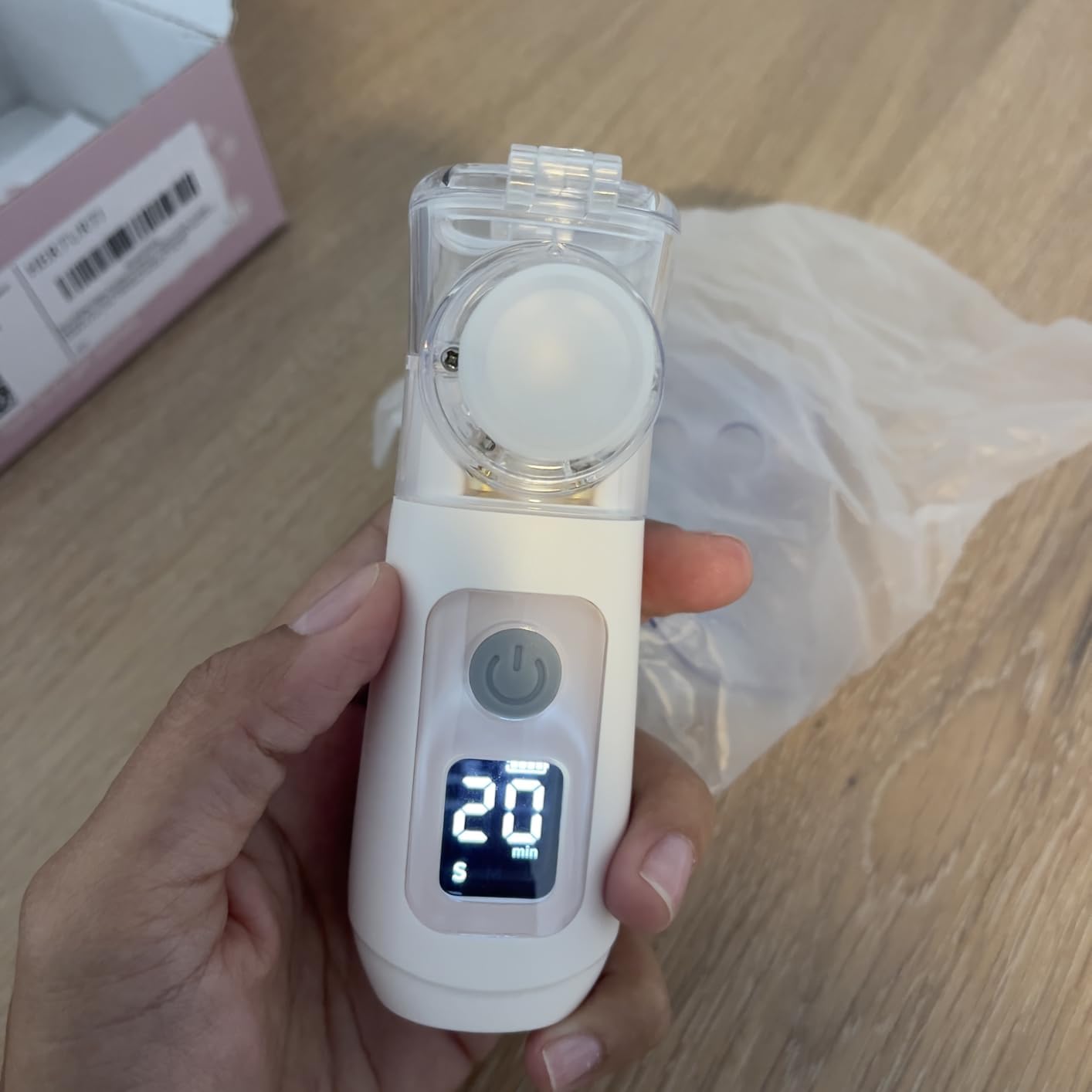 Smart Digital Display Portable Nebulizer for Adults and Kids, Rechargeable for Travel and Home Use customer photo 2