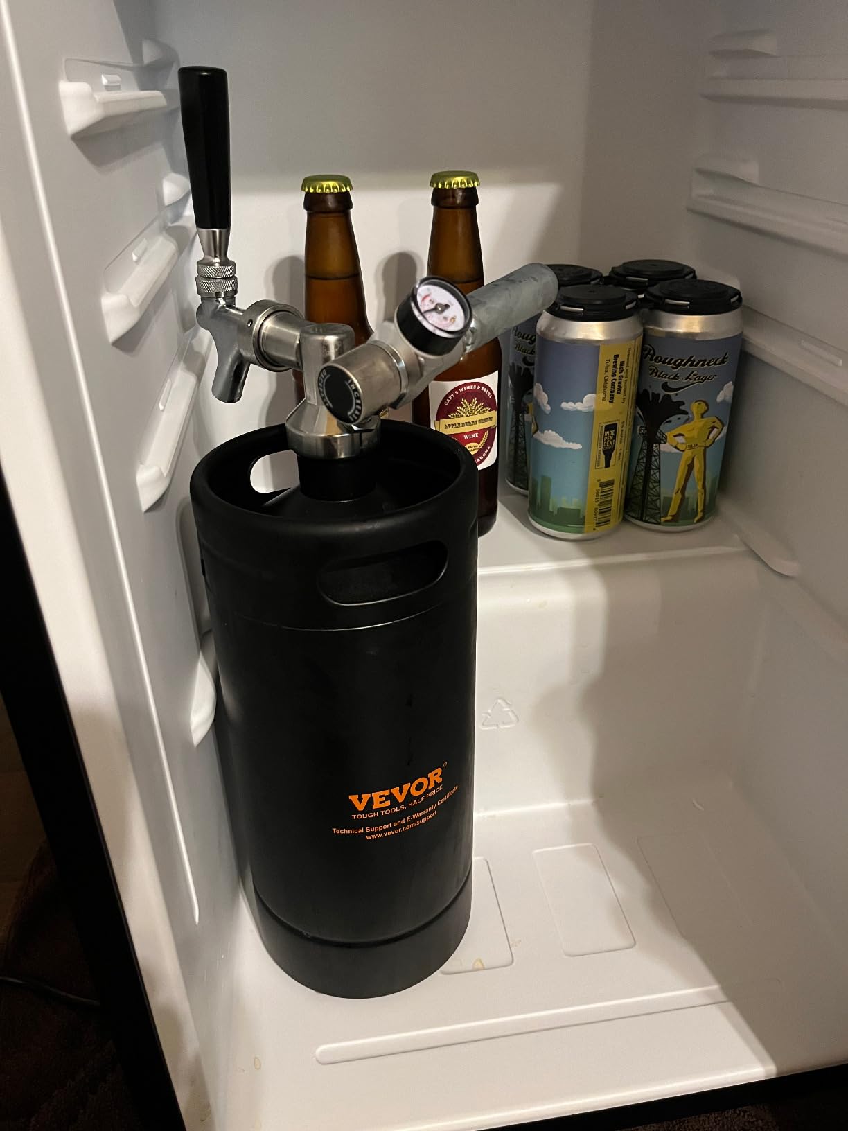 VEVOR Nitro Cold Brew Coffee Maker 17 oz Nitrogen Dispenser System, Home Brew Coffee Keg, Portable Nitrogen Infuser with Dispenser and Pressure Relieving Valve, Gift for Coffee Lovers customer photo 1