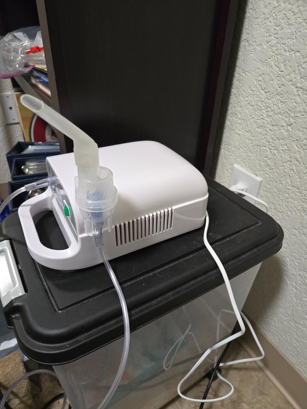 Nebulizer Machine for Adults & Kids with Mouthpiece and Mask, Desktop Compressor & Jet for Home Use customer photo 1