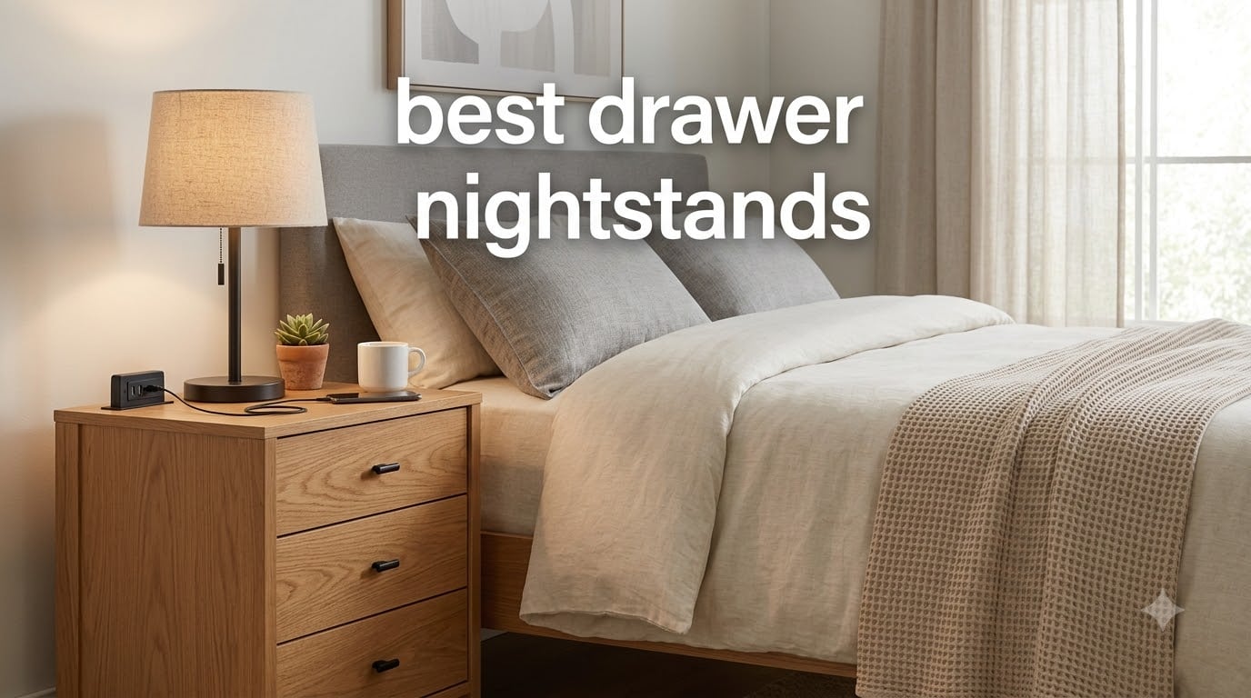 best 3 drawer nightstands