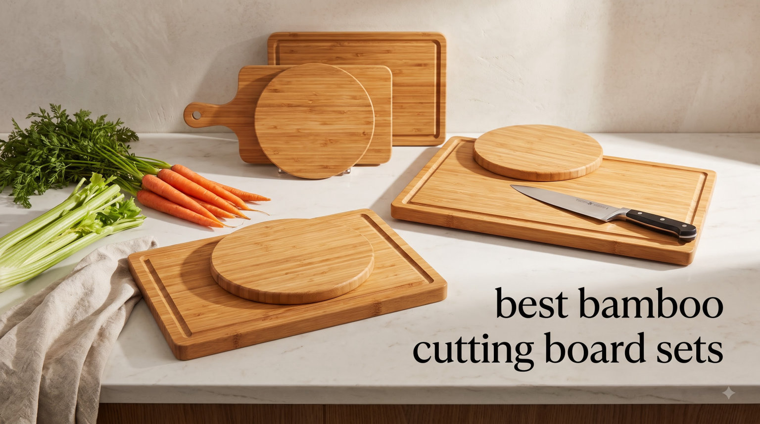 best bamboo cutting board sets
