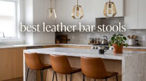 best leather bar stools