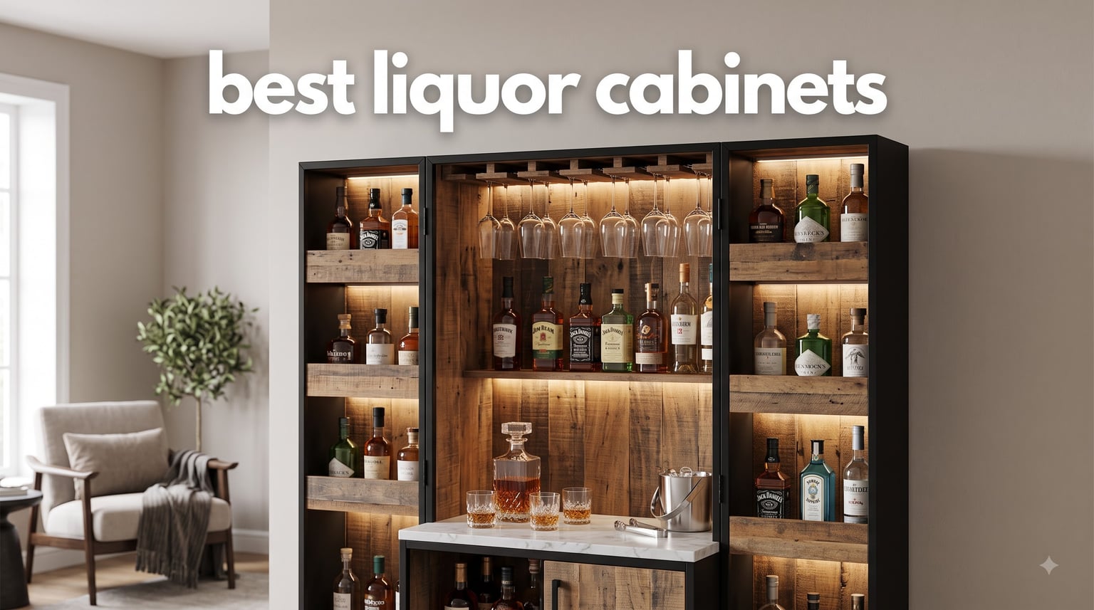 best liquor cabinets