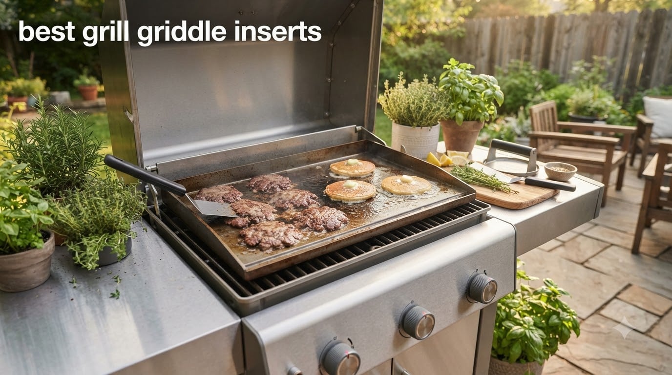 best grill griddle inserts
