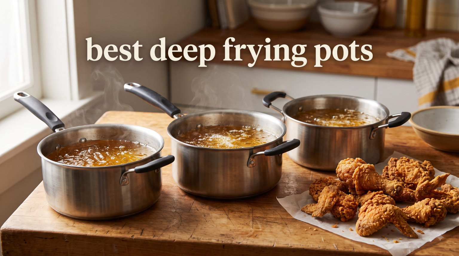 best deep frying pots