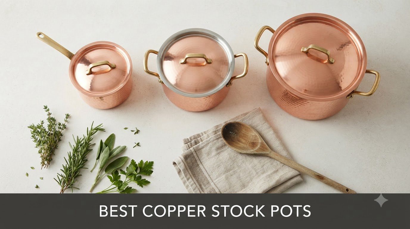 best copper stock pots
