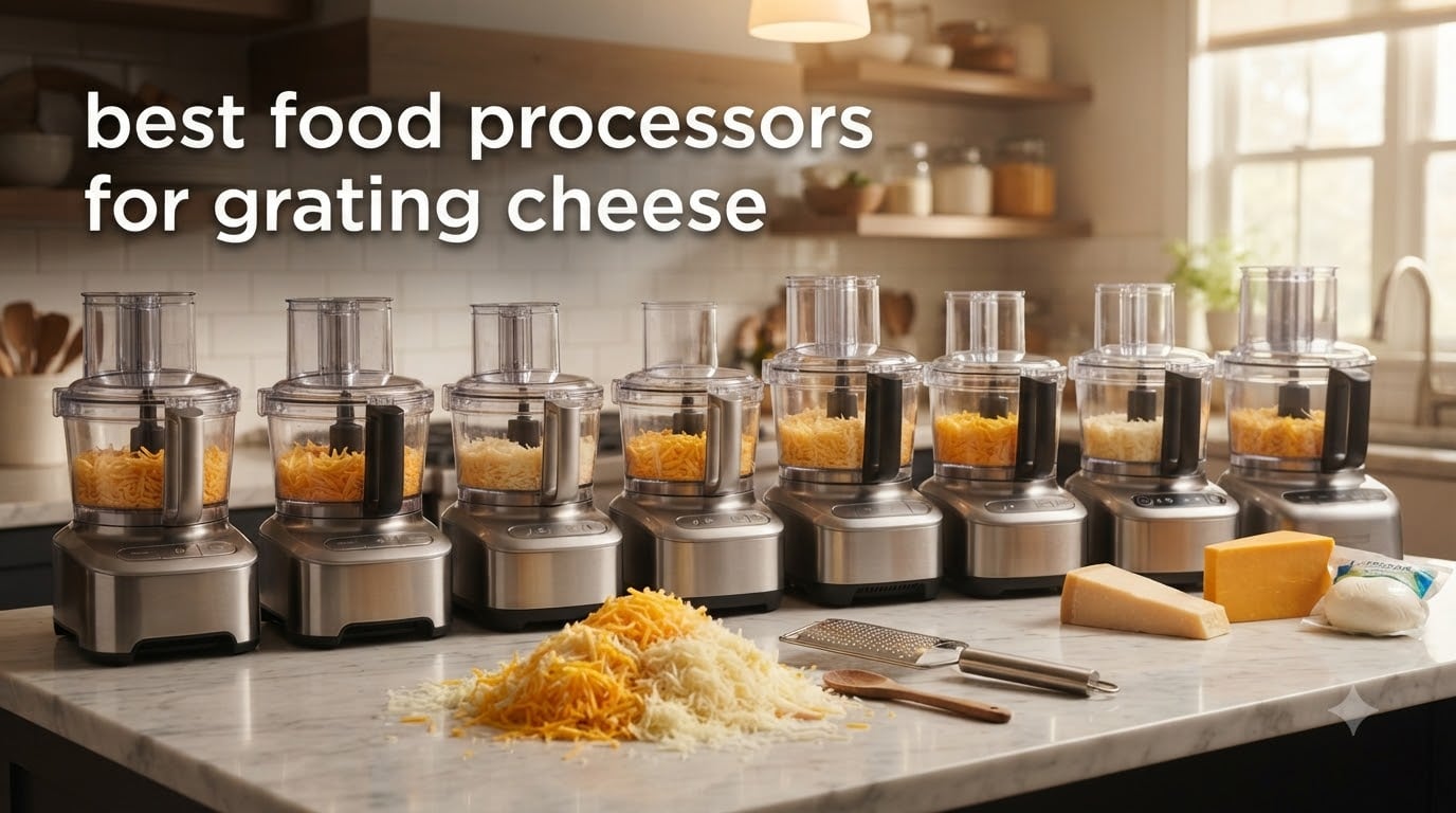 best food processors for grating cheese